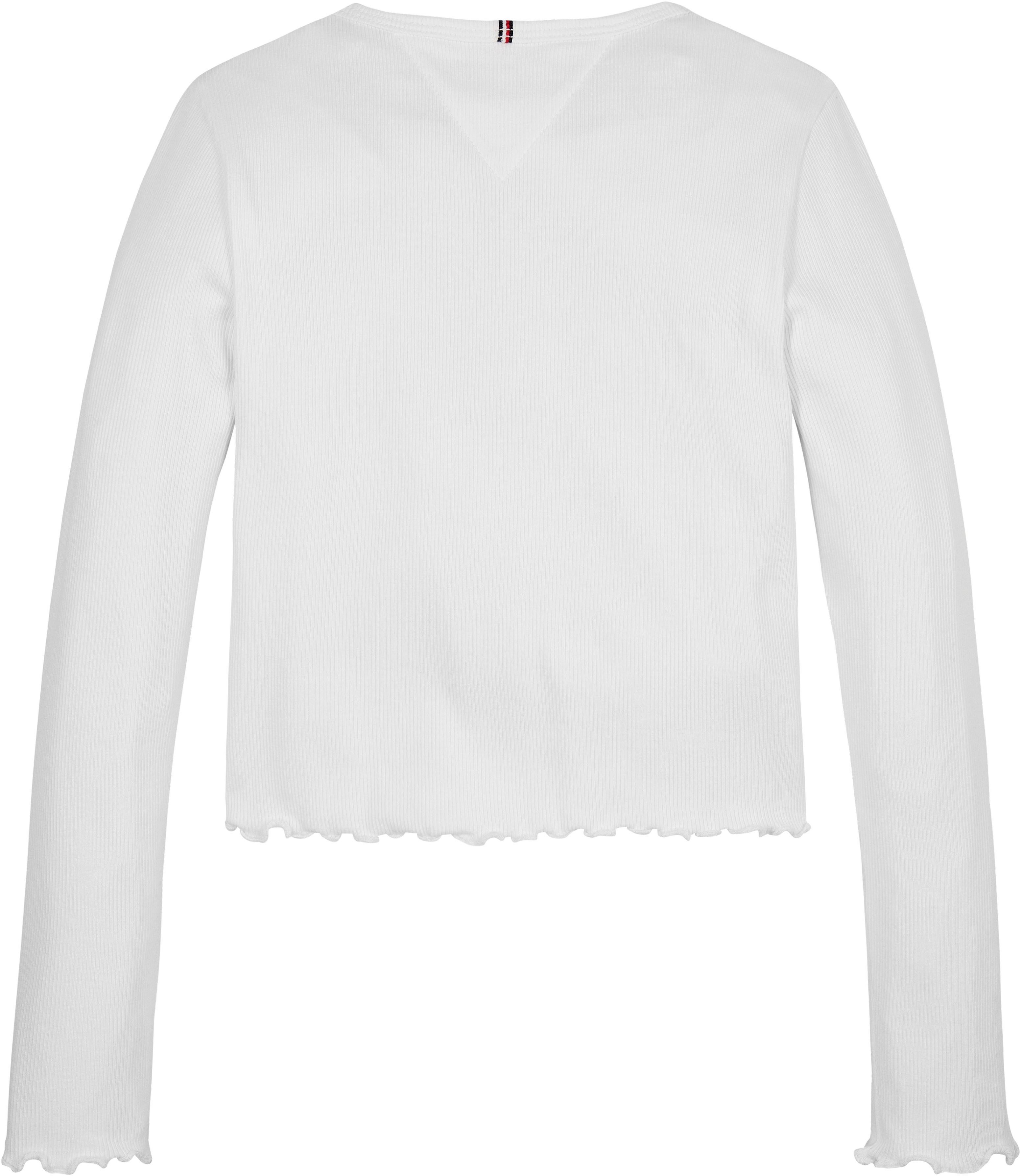 Tommy Hilfiger Shirt met lange mouwen ESSENTIAL RIB TOP L/S