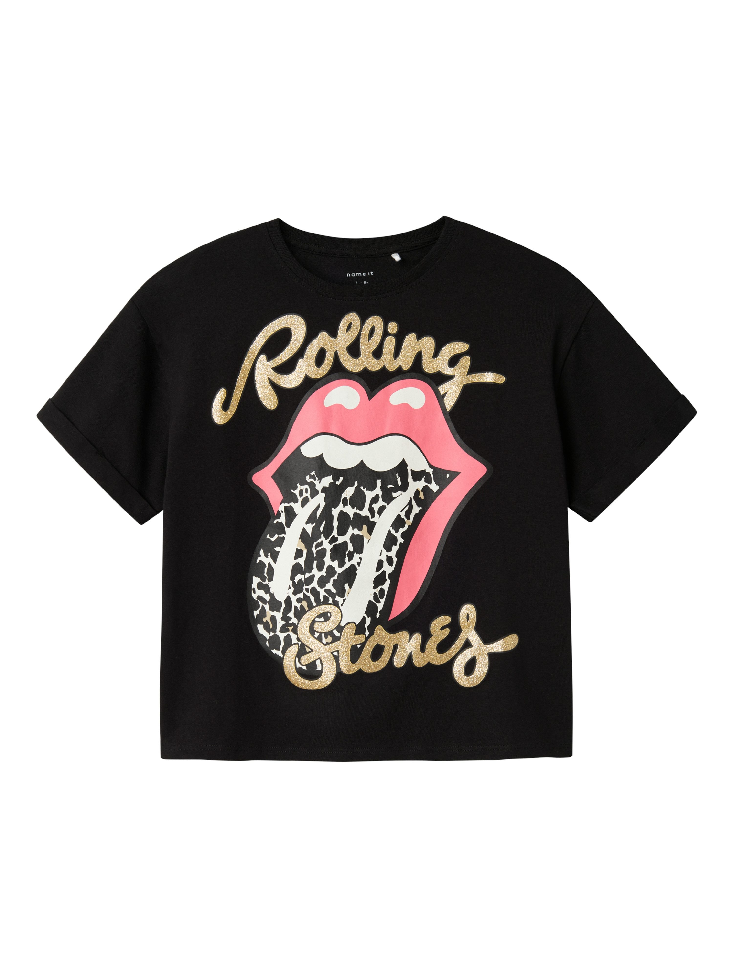 Name It Shirt met korte mouwen NKFFARDA ROLLNGSTONES SS NREG TOP UNV