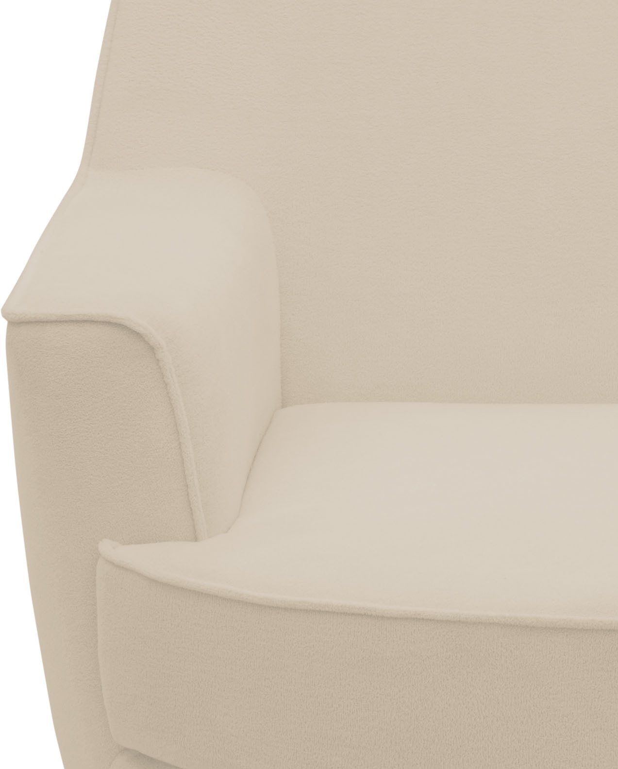 INOSIGN Draaibare fauteuil Hetty, draaistoel met kantelfunctie en poef, leesstoel, armstoel (set, 2 stuks)