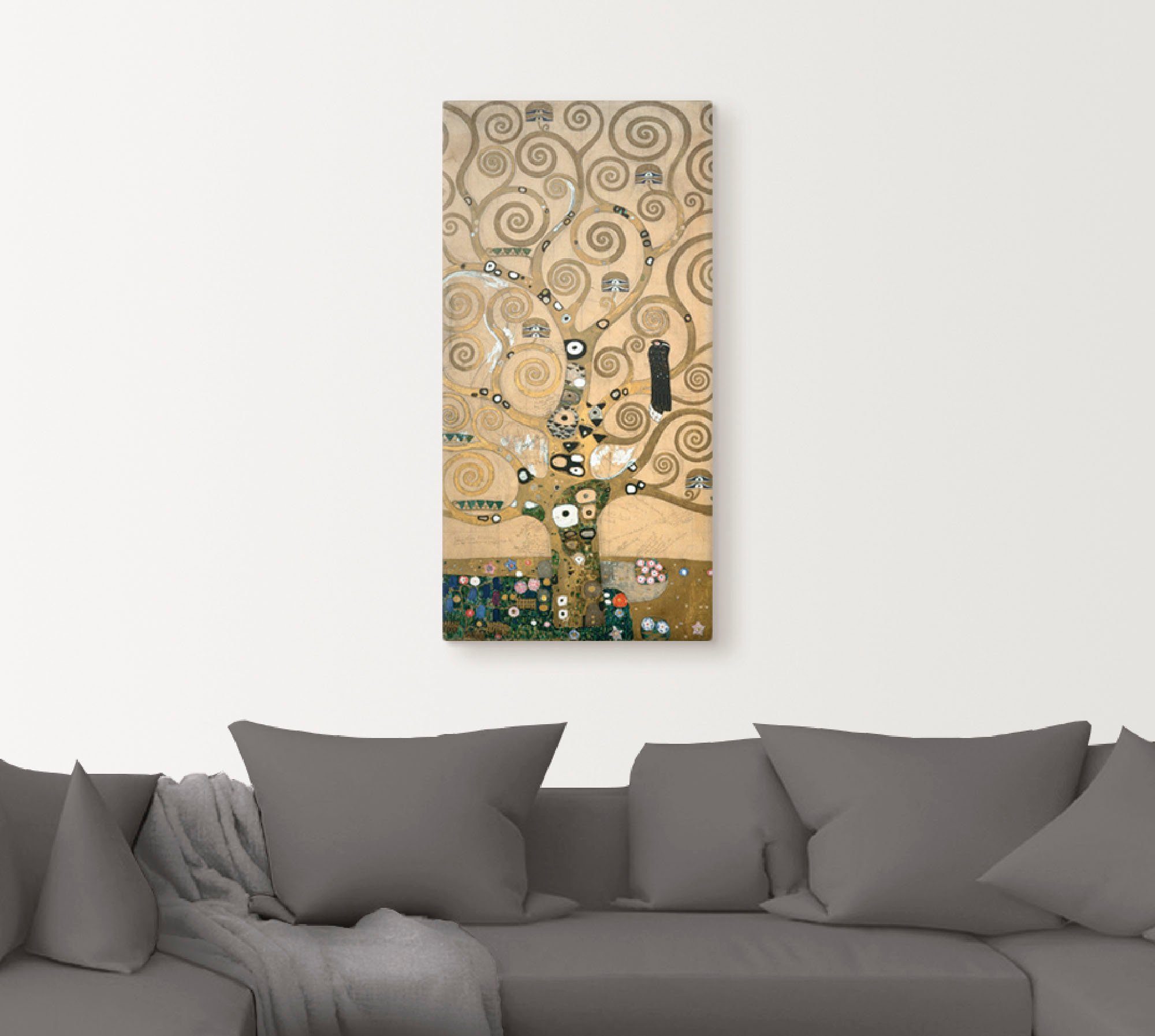 Artland Artprint Levensboom. Detail, werksjabloon als artprint op linnen, poster, muursticker in verschillende maten