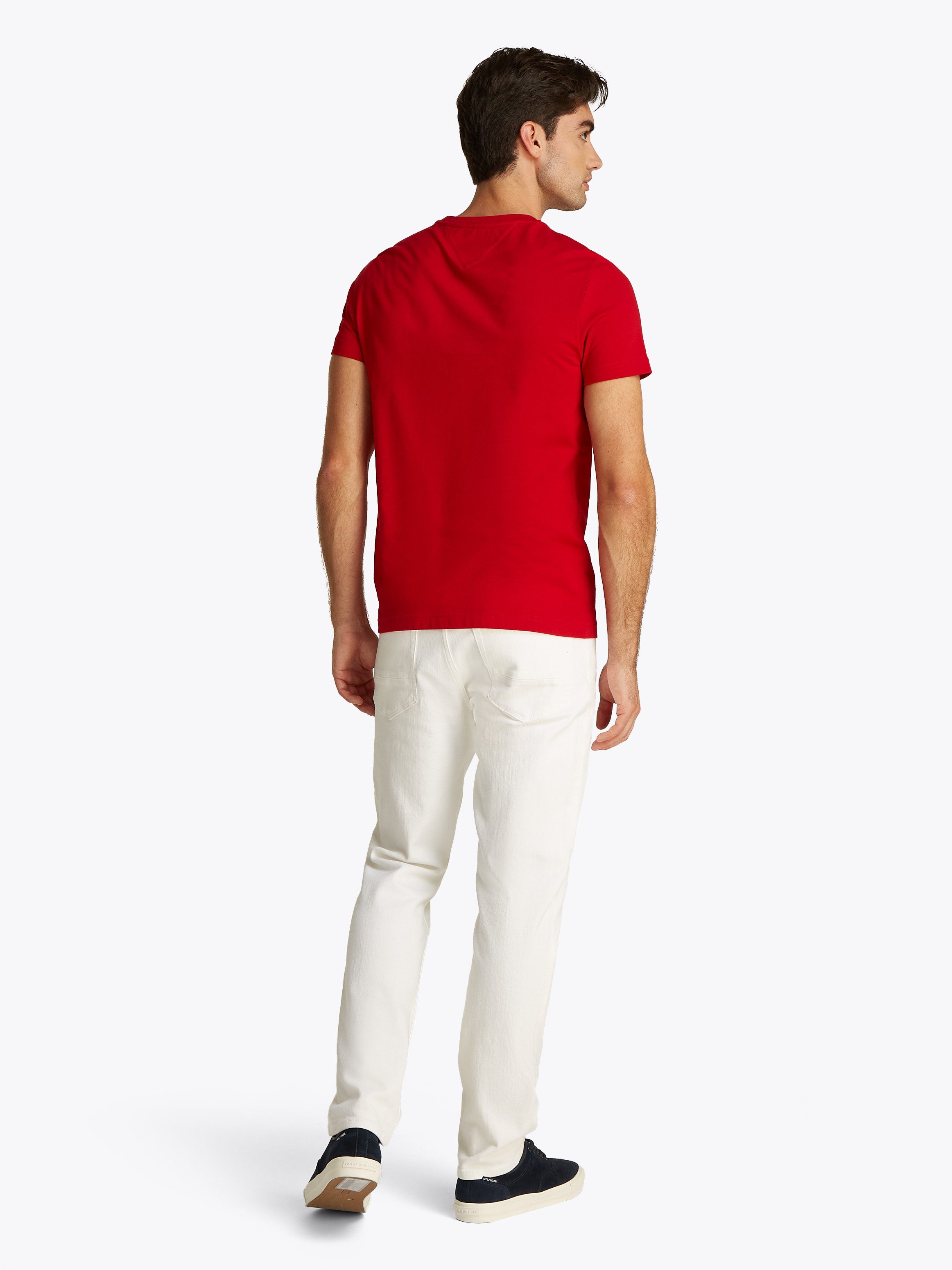 Tommy Hilfiger T-shirt Tommy Logo Tee van duurzaam katoen