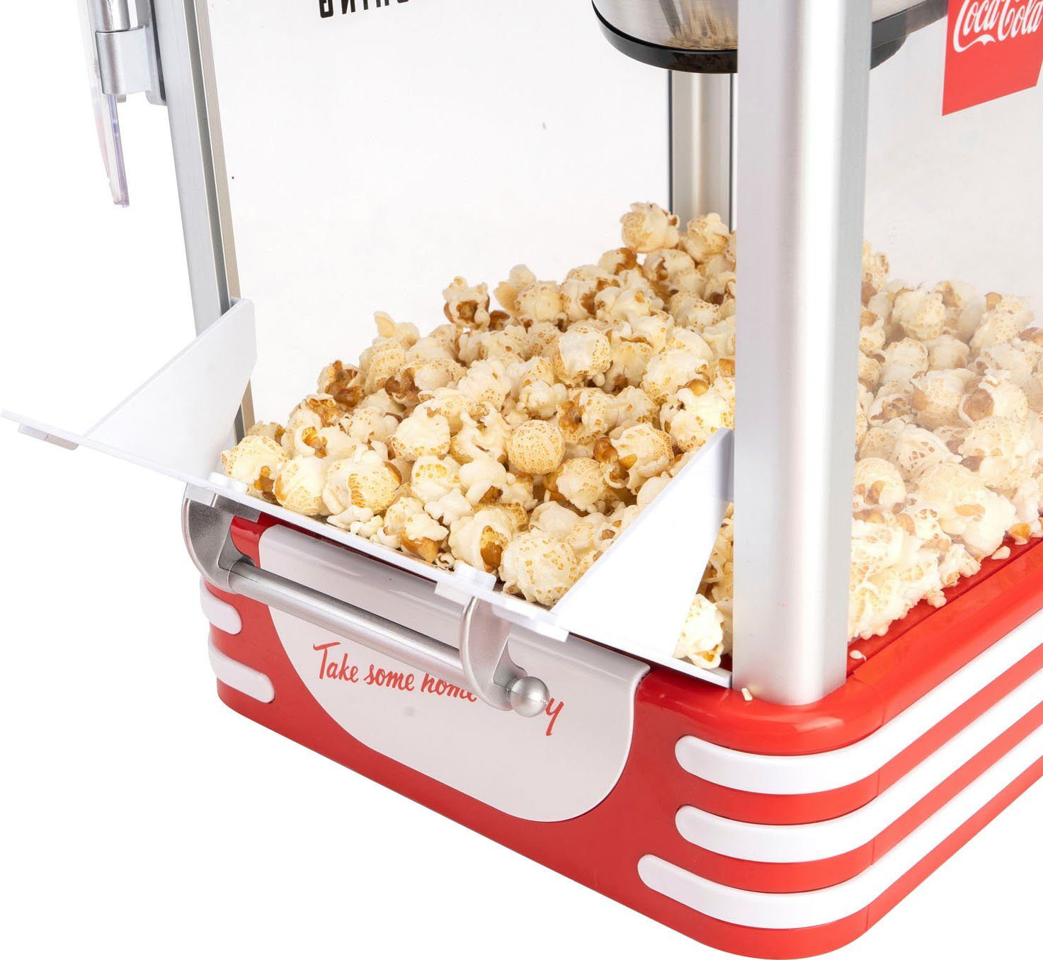 SALCO Popcornmachine Coca-Cola SNP-27CC Grote bereidingscontainer van 60 ml met geïntegreerd verwarmingssysteem