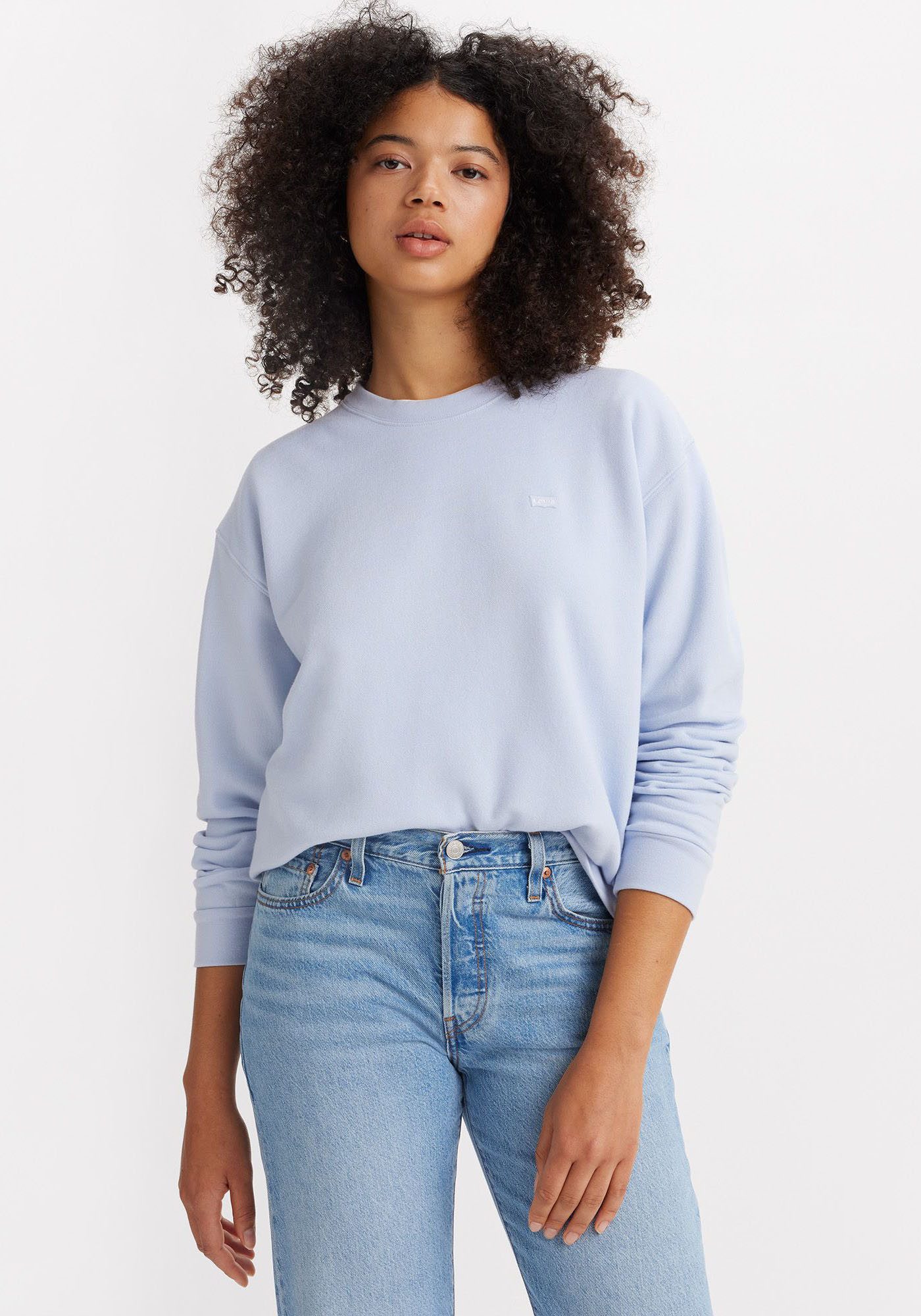 Levi's Sweatshirt Everyday met klein logo op borsthoogte