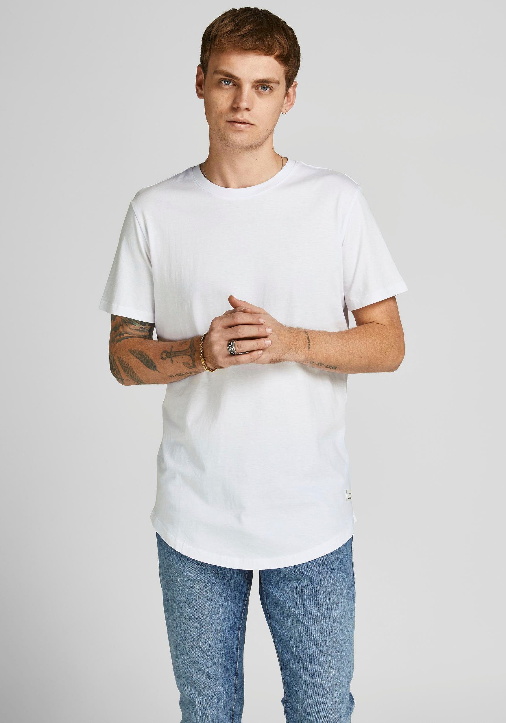 Jack & Jones Shirt met ronde hals JJENOA TEE SS CREW NECK 7PK MP NOOS (set, 7-delig)
