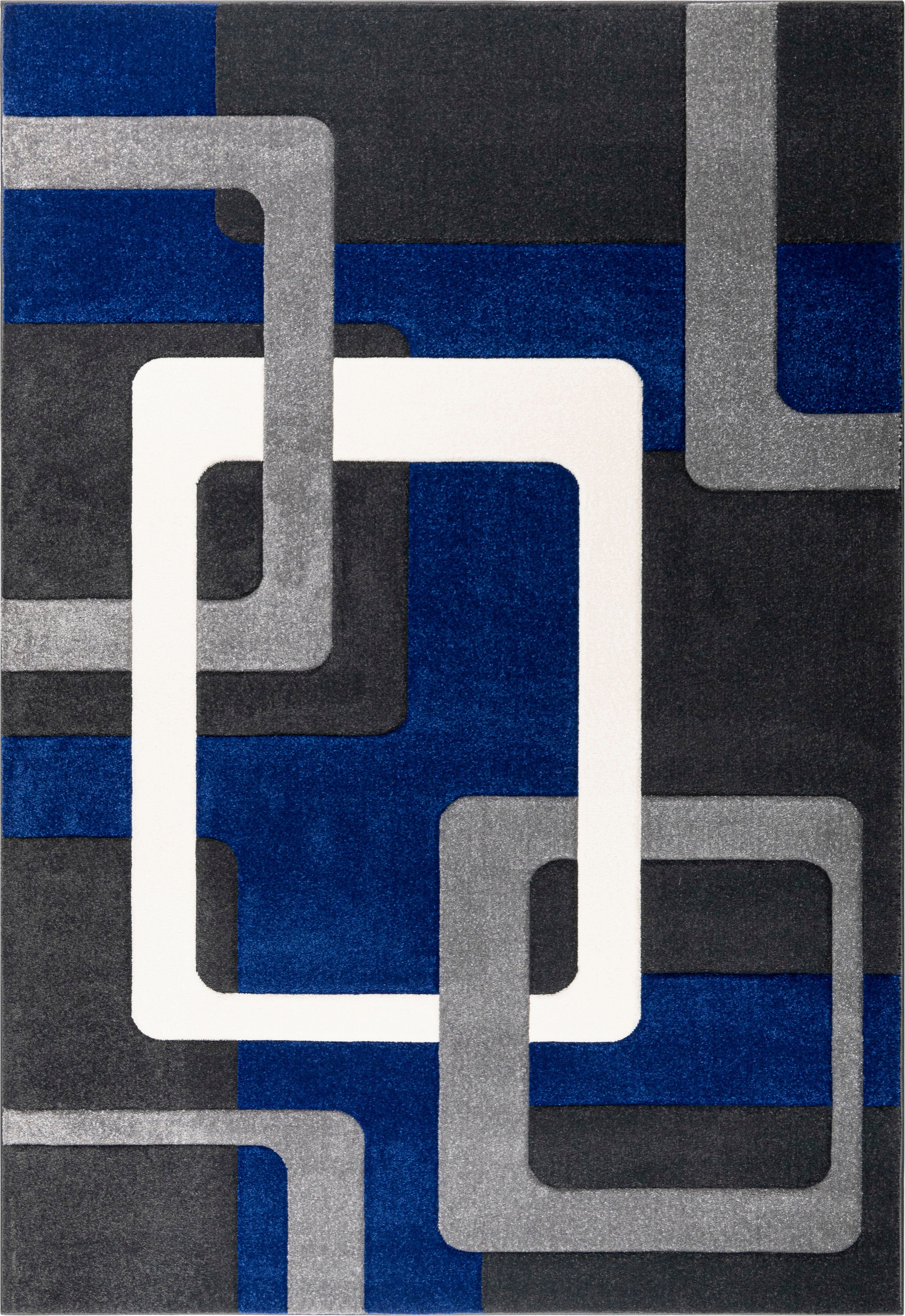 my home Vloerkleed Maxim Hoog-laag effect, kortpolig, 3D-ontwerp, klantenfavoriet