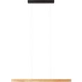 brilliant leuchten led-hanglamp ainara 1x led, 10,5w, grenen bruin gebeitst-zwart (1 stuk) bruin