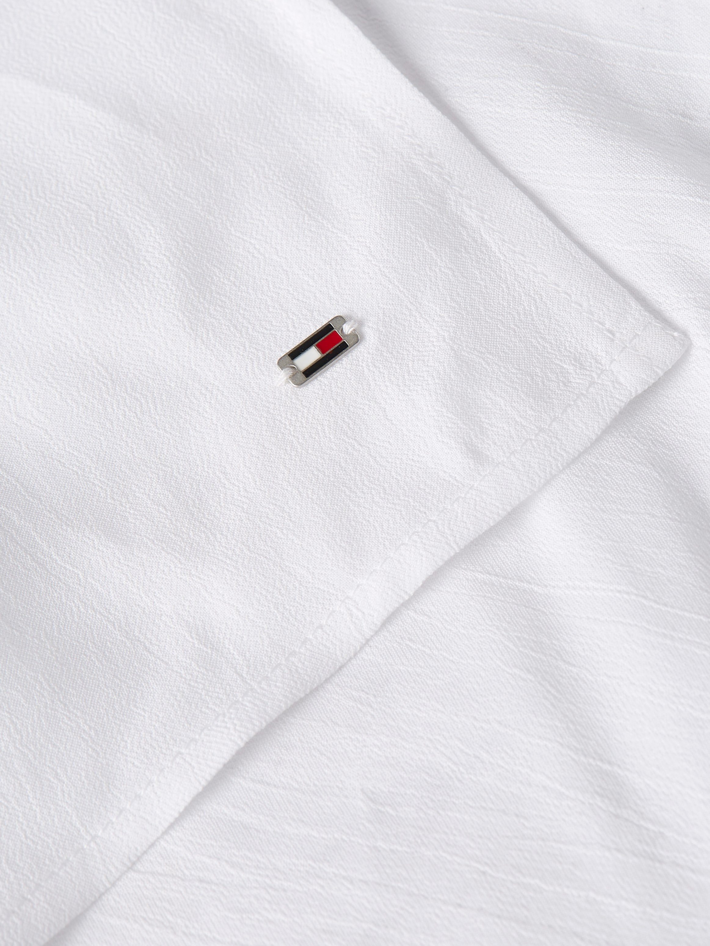 Tommy Hilfiger Blouse met lange mouwen VISCOSE CREPE V-NECK BLOUSE