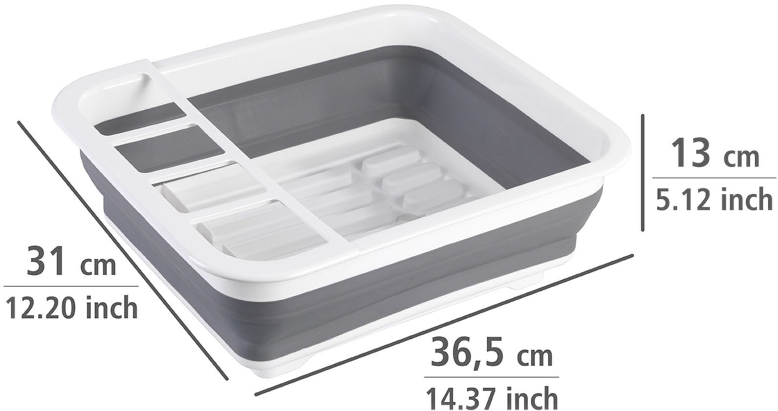 WENKO Afdruiprek Model Gaia Afmeting ca.: 36,5 x 31 x 13 cm