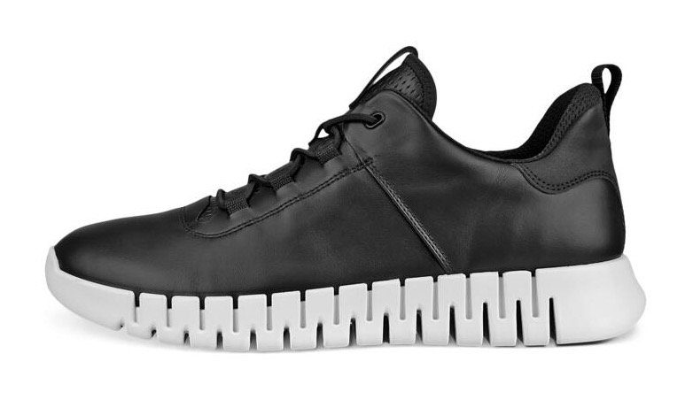 Ecco Slip-on sneakers GRUUV M met innovatieve loopzool, vrijetijdsschoen, lage schoen, veterschoen