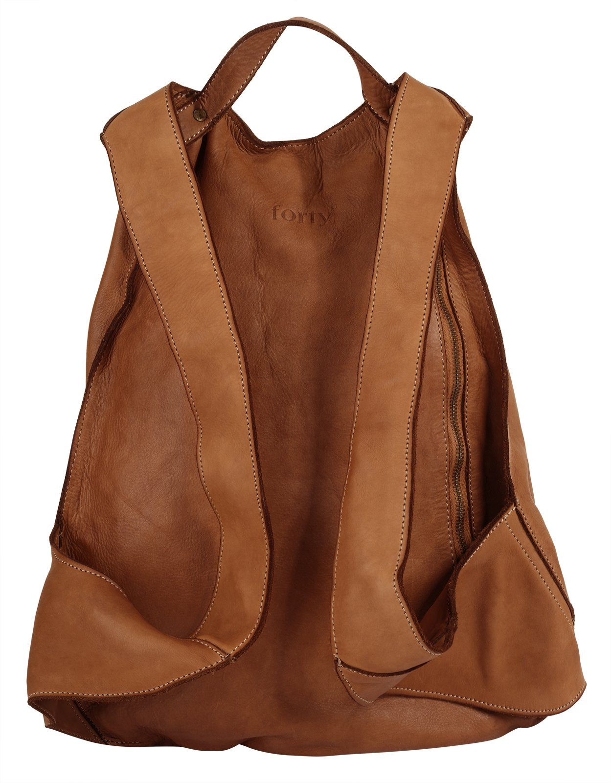 Forty Degrees Rugzak echt leer, made in italy