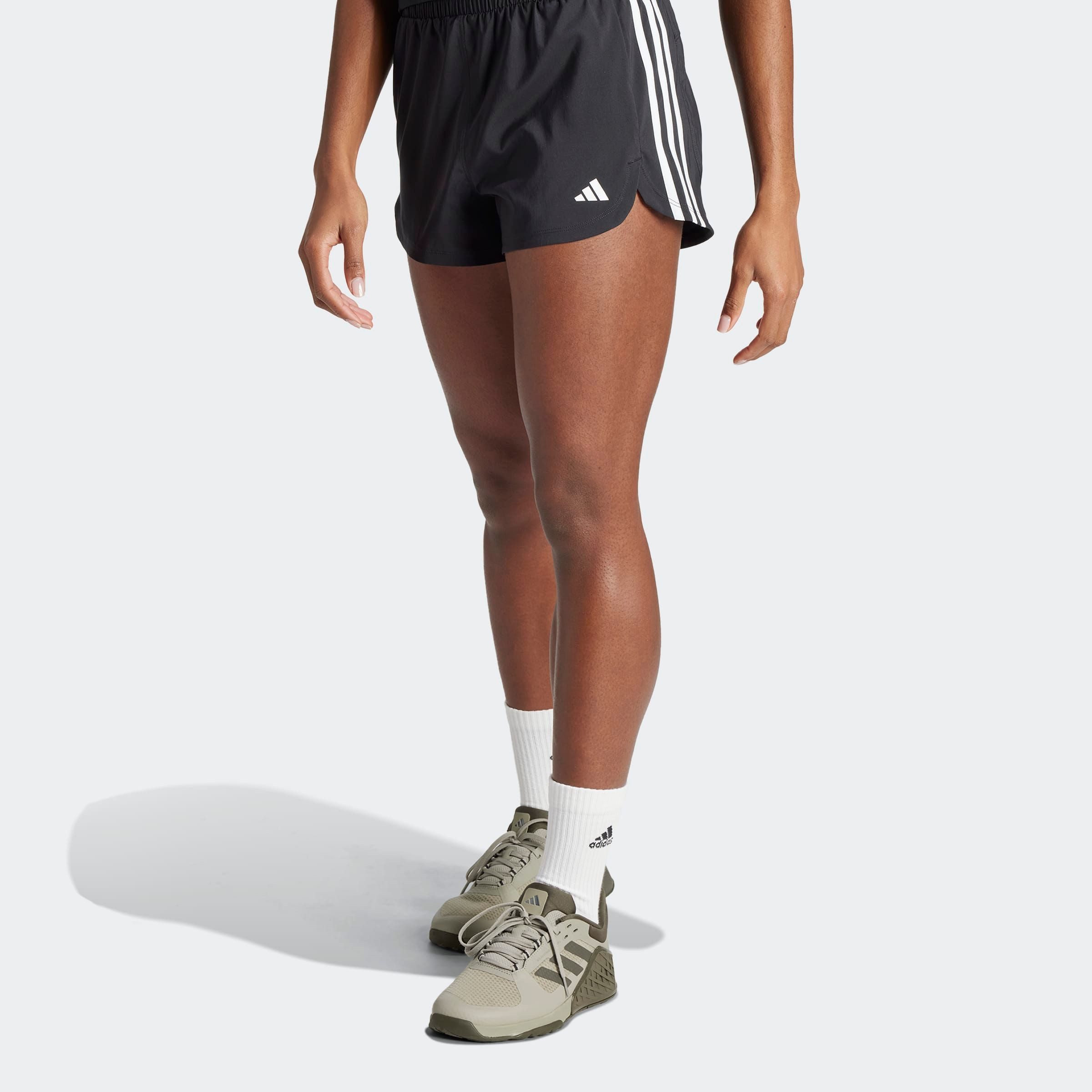 adidas Performance Short PACER WVN HIGH Geweven trainingsshorts met hoge taille (1-delig)