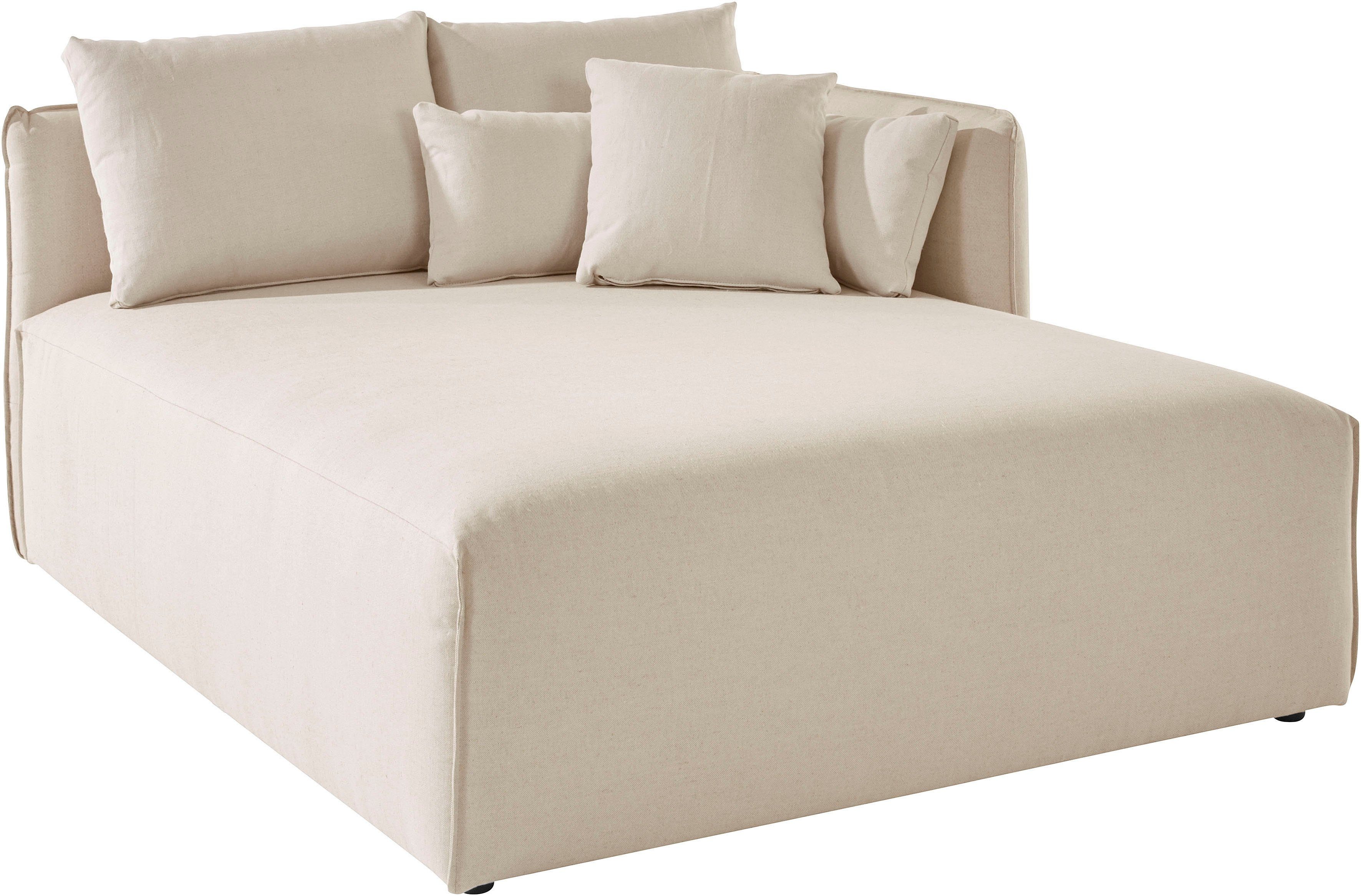andas Ottomane Nöre Lounge-module - om zelf samen te stellen, breedte 138 cm, diepte 168 cm