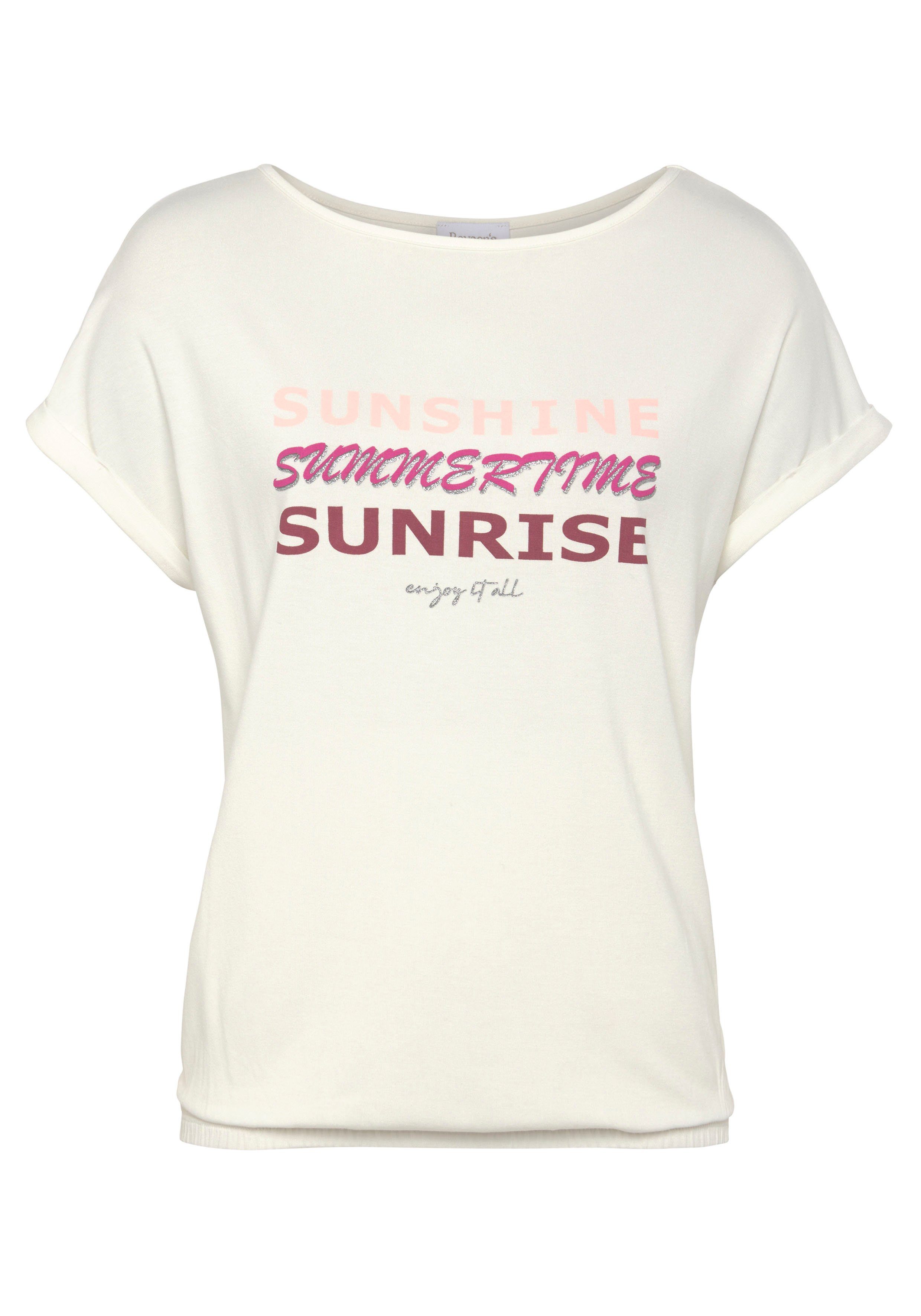Boysen's Shirt met ronde hals in verschillende druk-ontwerpen met elastiek aan de zoom nieuwe collectie