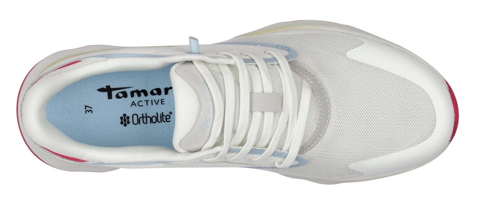 Tamaris Slip-on sneakers Nowana , vrijetijdsschoen, lage schoen, slippers met ortholite-uitrusting