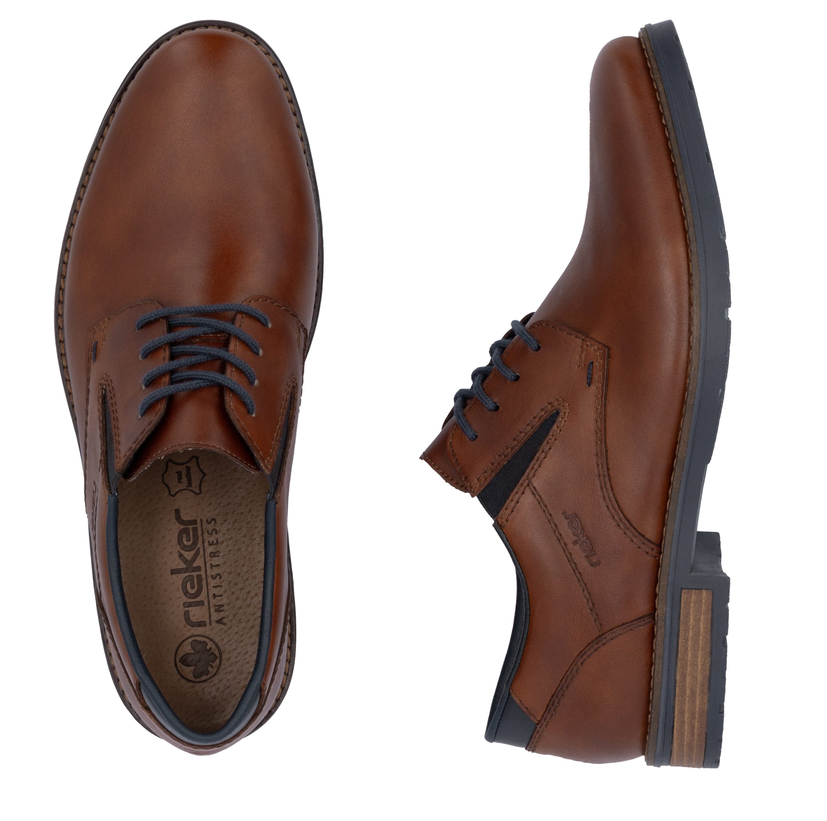 Rieker Veterschoenen met stretch, vrijetijdsschoen, lage schoen, veterschoen