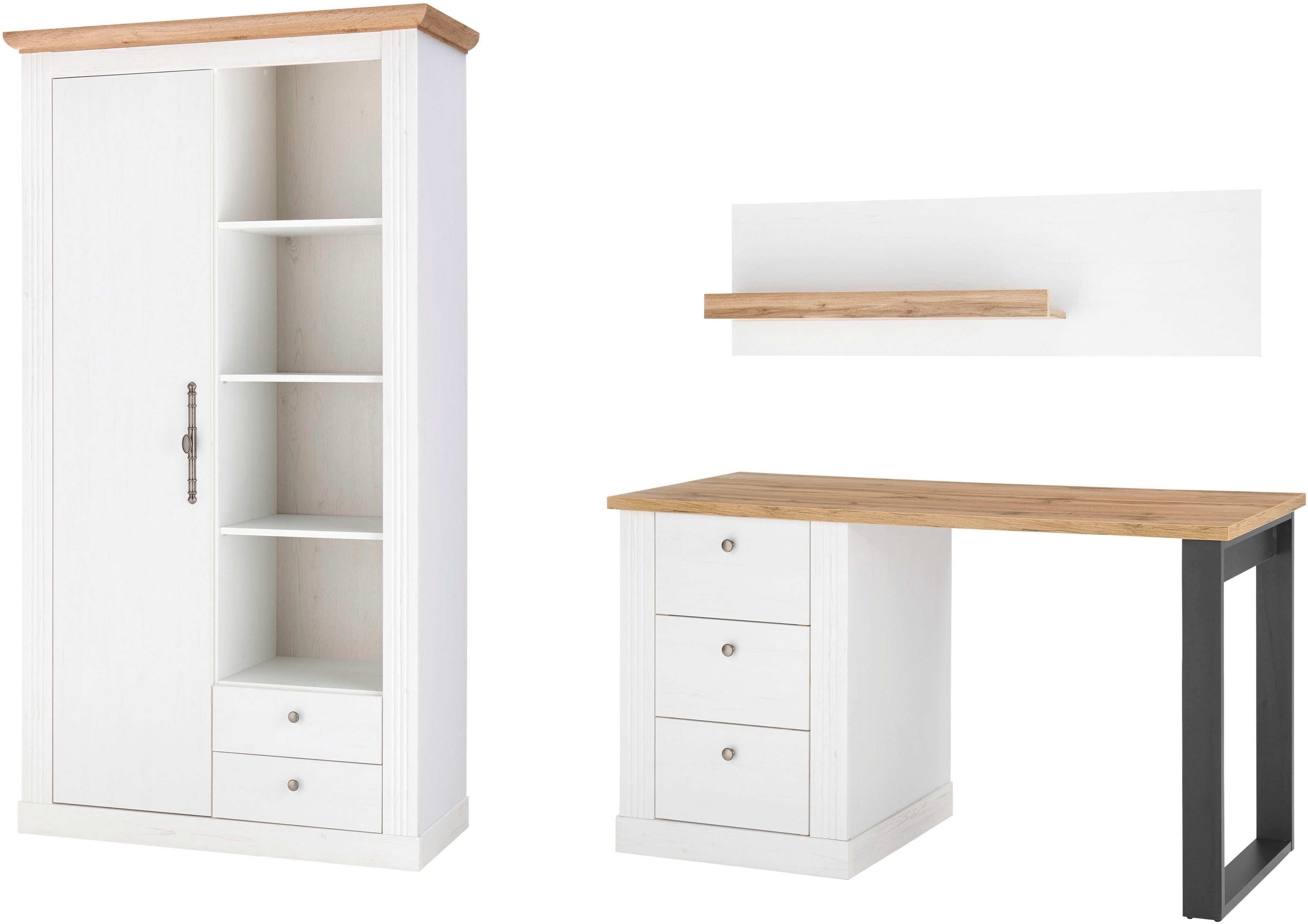 Home affaire Kantoormeubelset Westminster in romantische rustieke stijl, exclusief by otto