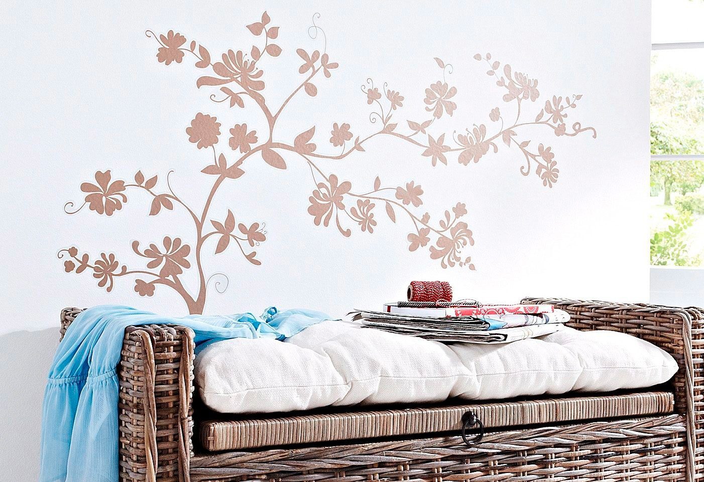 Komar Wandfolie Frasca - afm. 50 x 70 cm zelfklevend, wandstickers