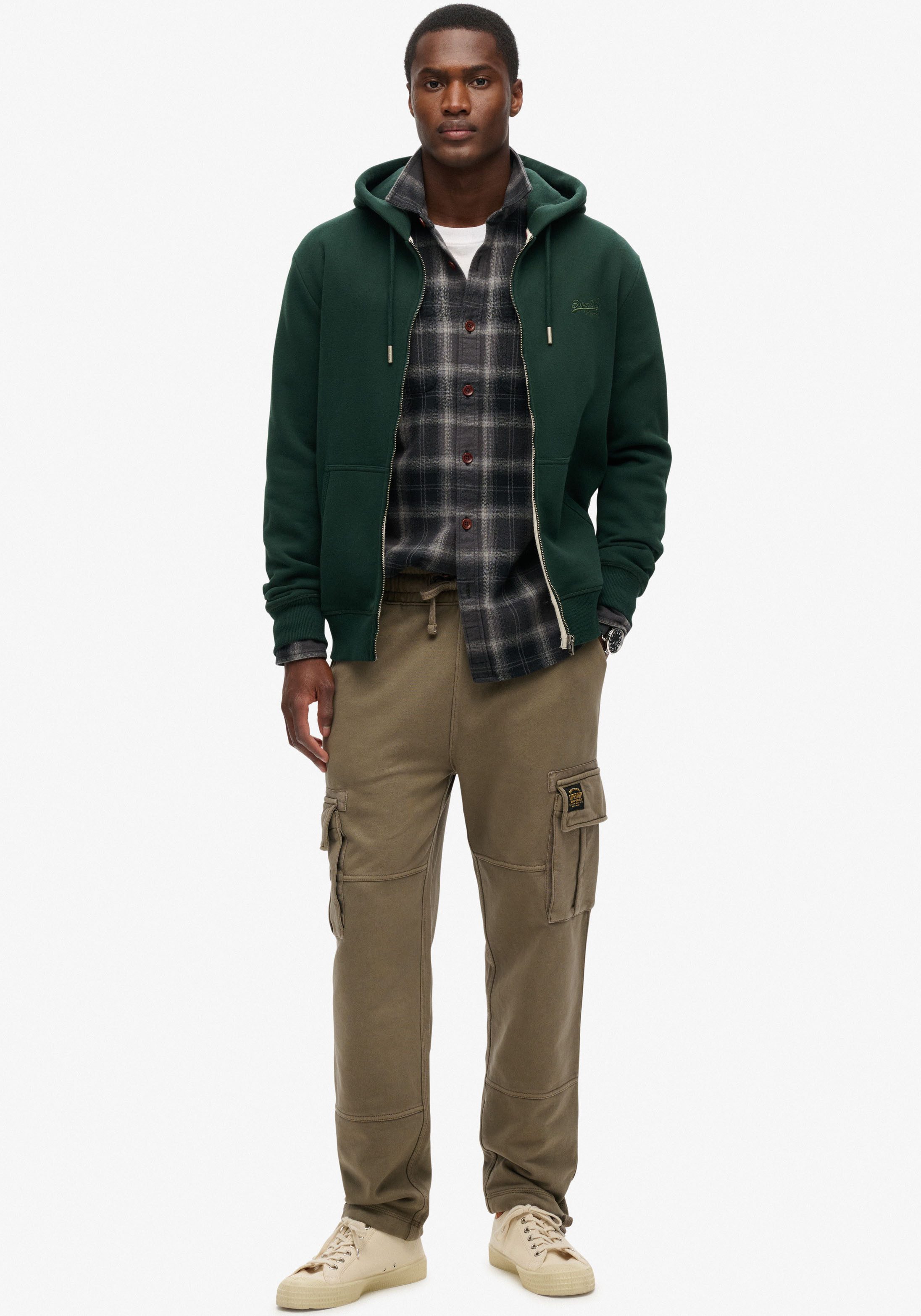 Superdry Sweatbroek CONTRAST STITCH CARGO JOGGER
