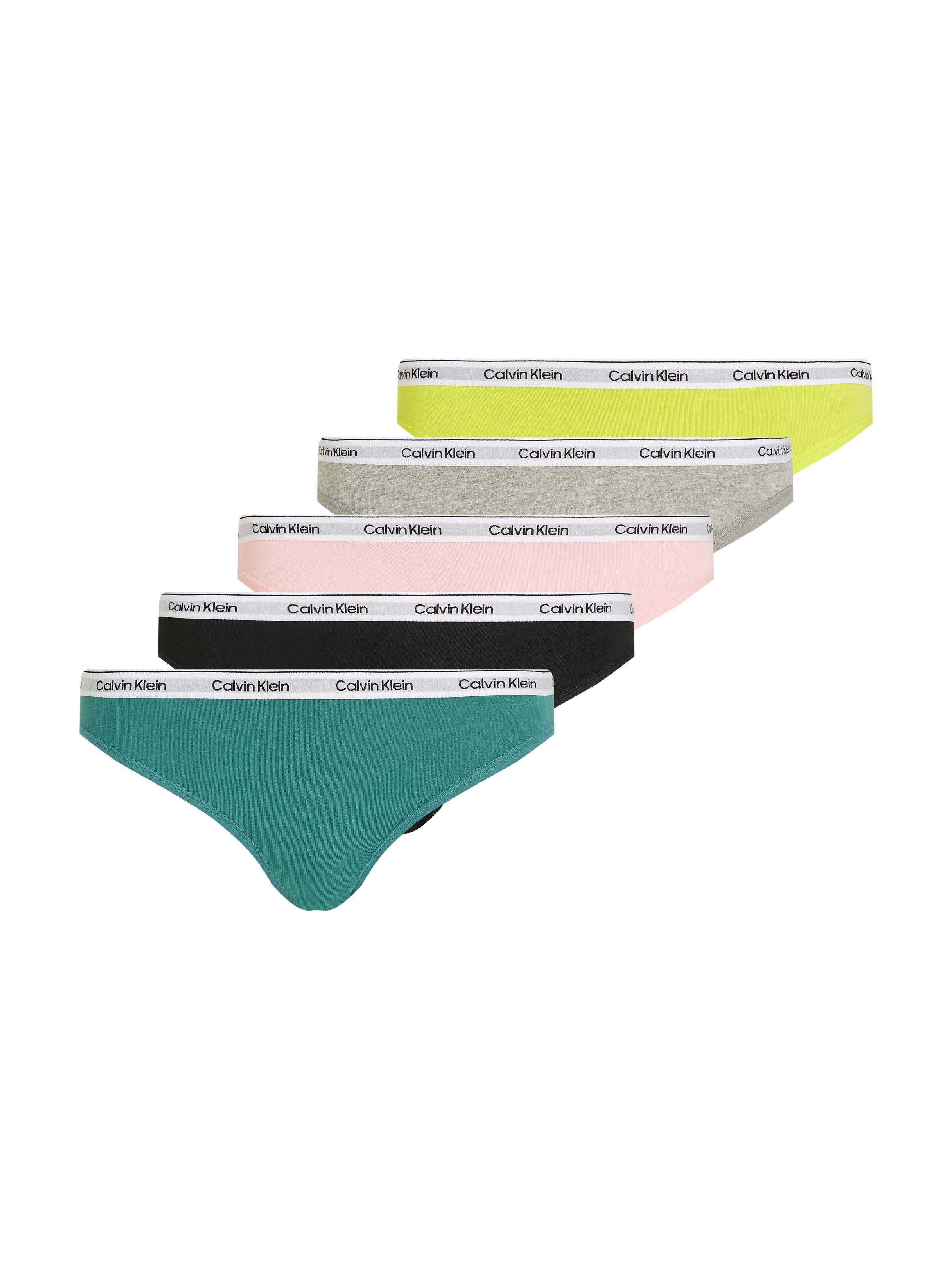 Calvin Klein Bikinibroekje 5 PACK BIKINI (LOW-RISE) (5 stuks, Set van 5)