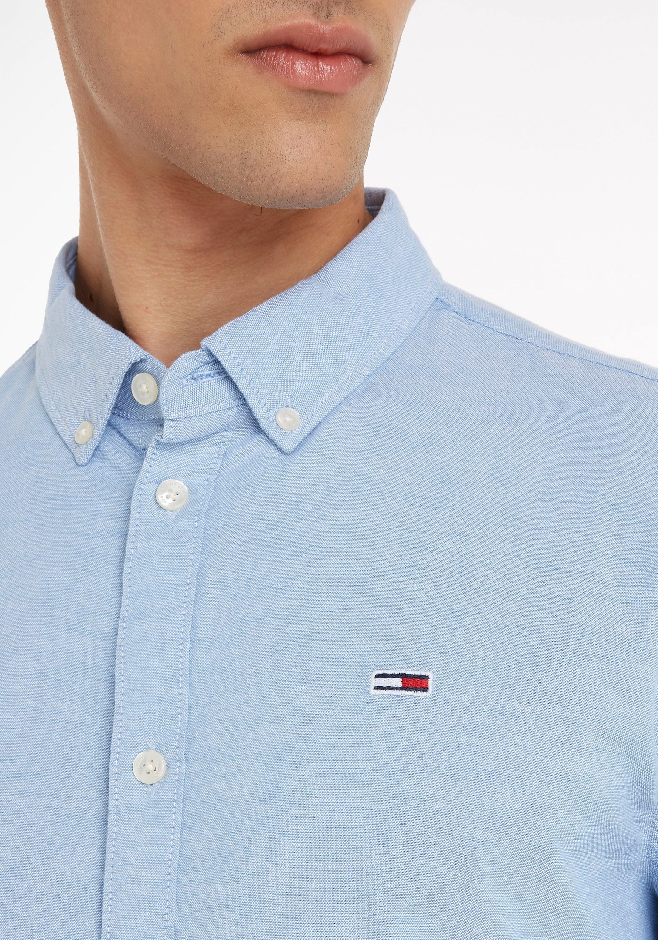 TOMMY JEANS Overhemd met lange mouwen TJM SLIM STRETCH OXFORD SHIRT