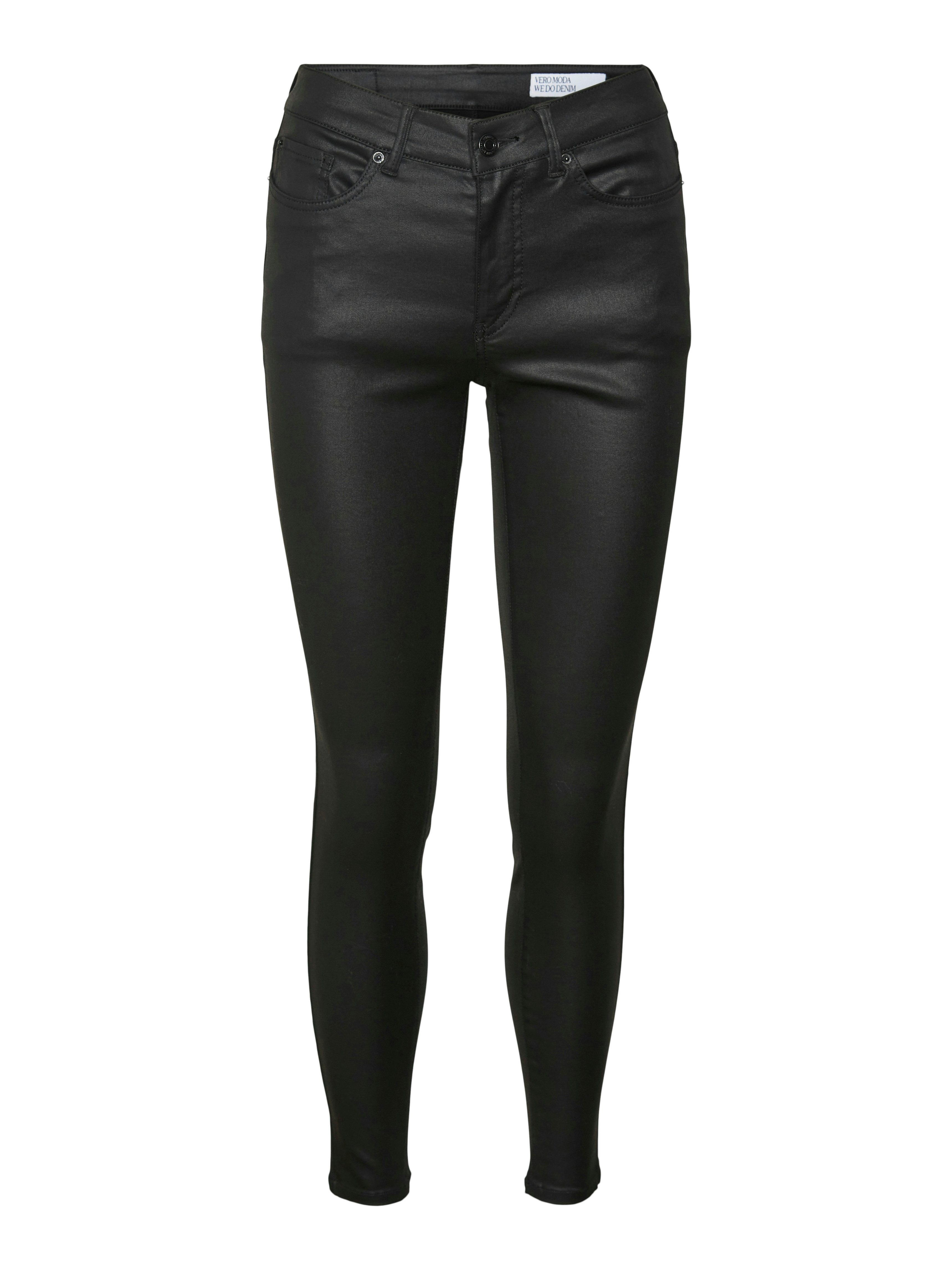 Vero Moda Skinny fit jeans VMFLASH MR SKINNY COATED PANTS NOOS