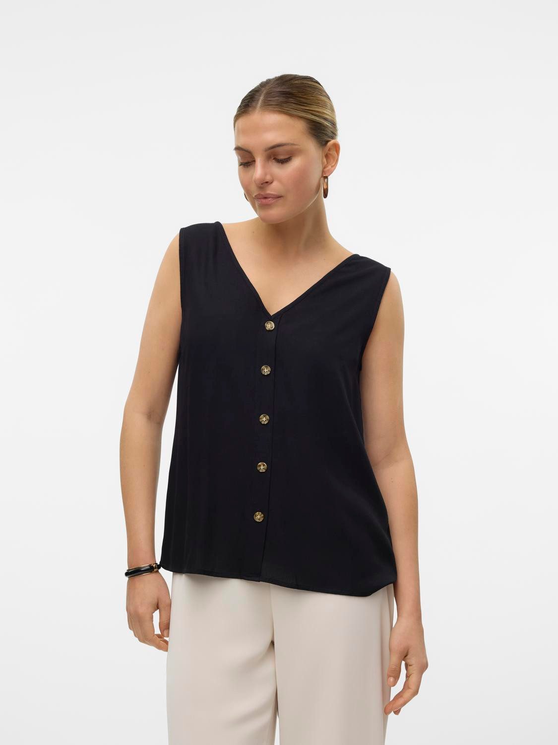 Vero Moda Shirttop ook met v-hals op de rug