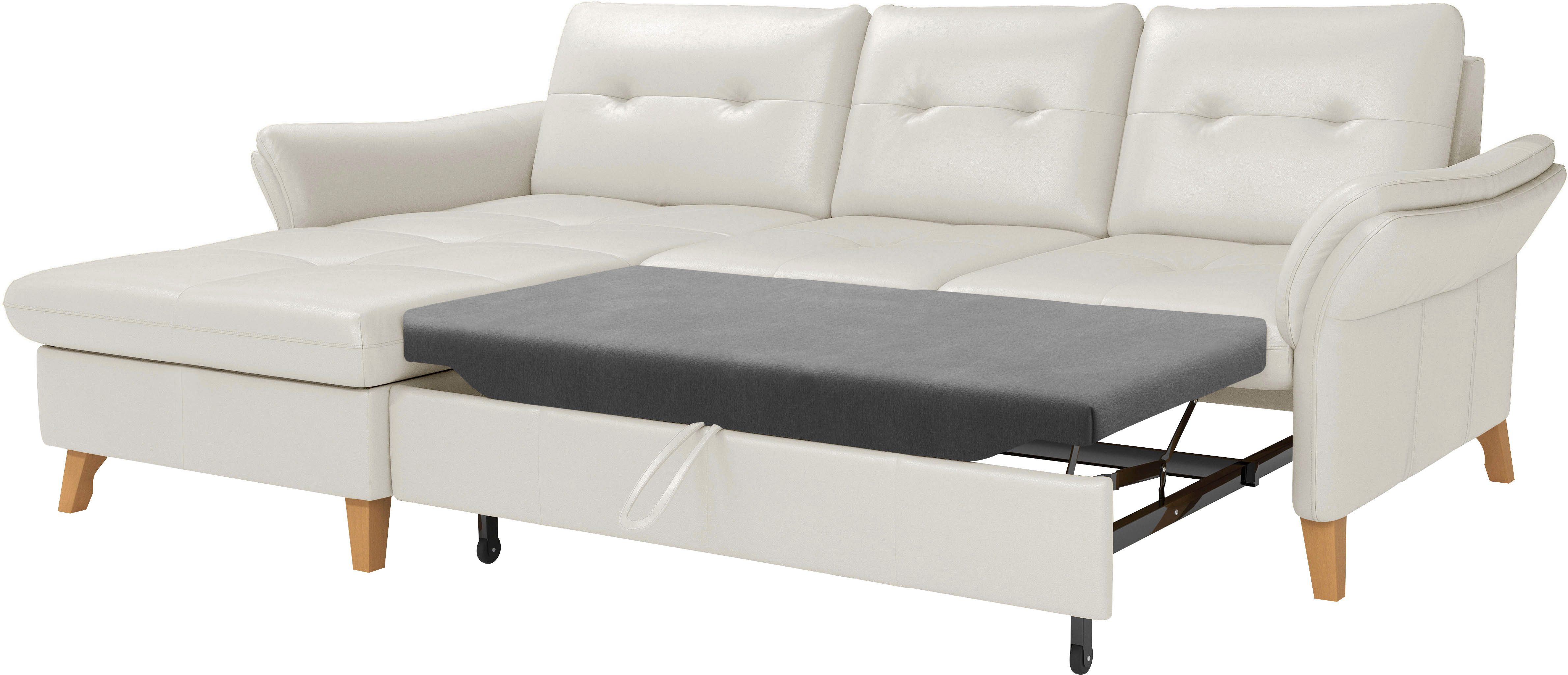 sit&more Hoekbank Göteborg Zitdiepteverstelling en binnenvering, naar keuze met slaapfunctie