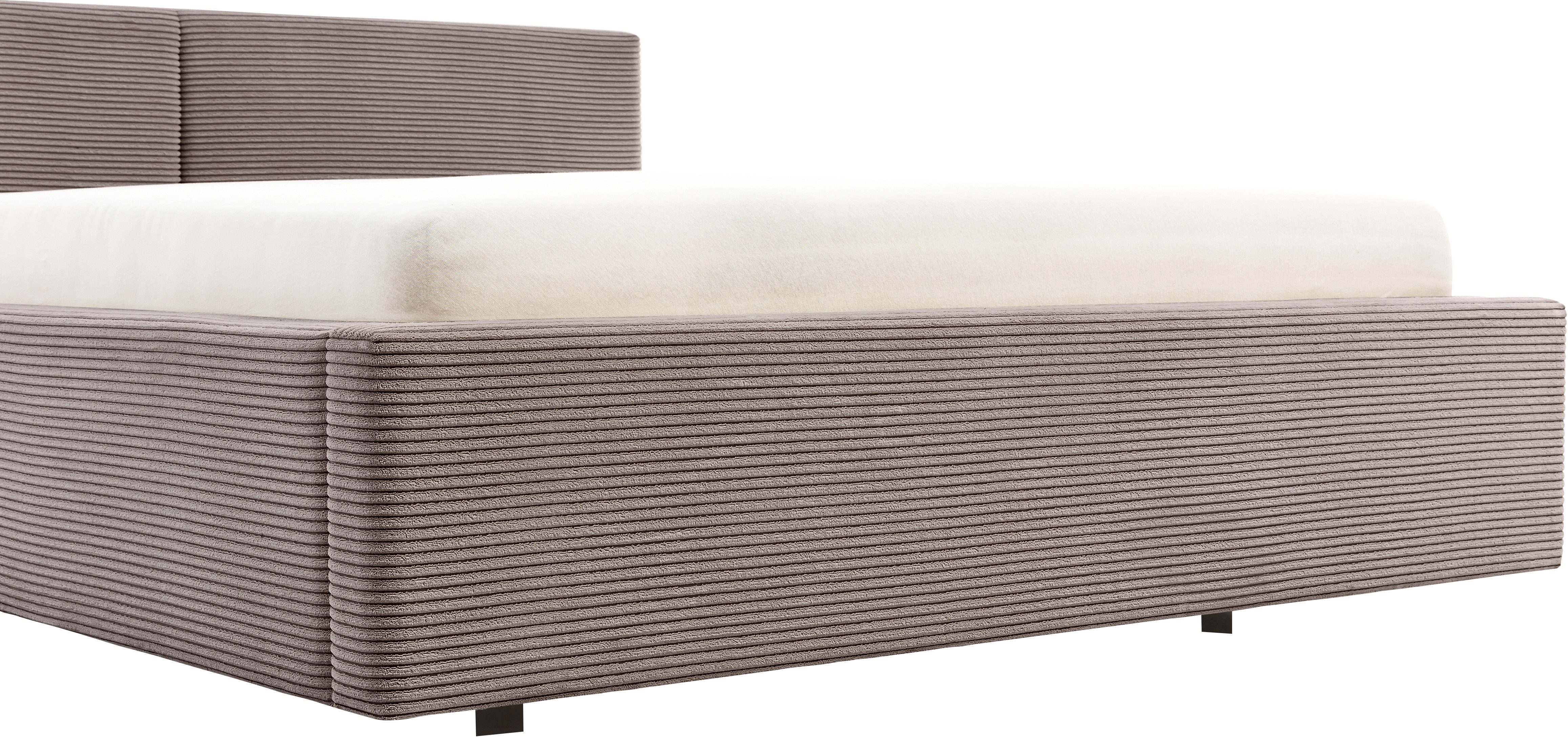 meise.möbel Gestoffeerd bed Cube optioneel met matras en bedlade