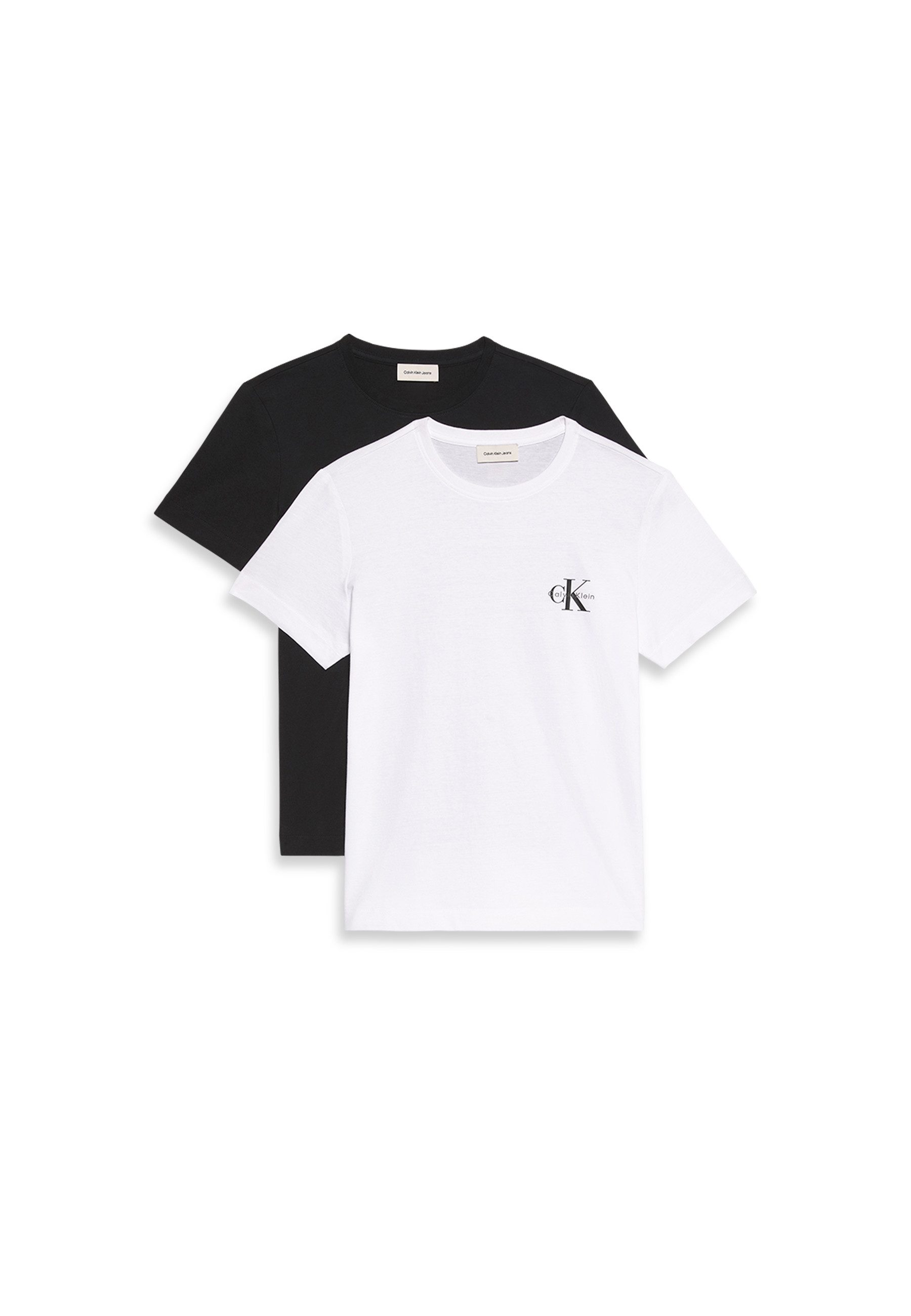 Calvin Klein T-shirt A- Logo CN 2 Pack Tee (Set van 2)
