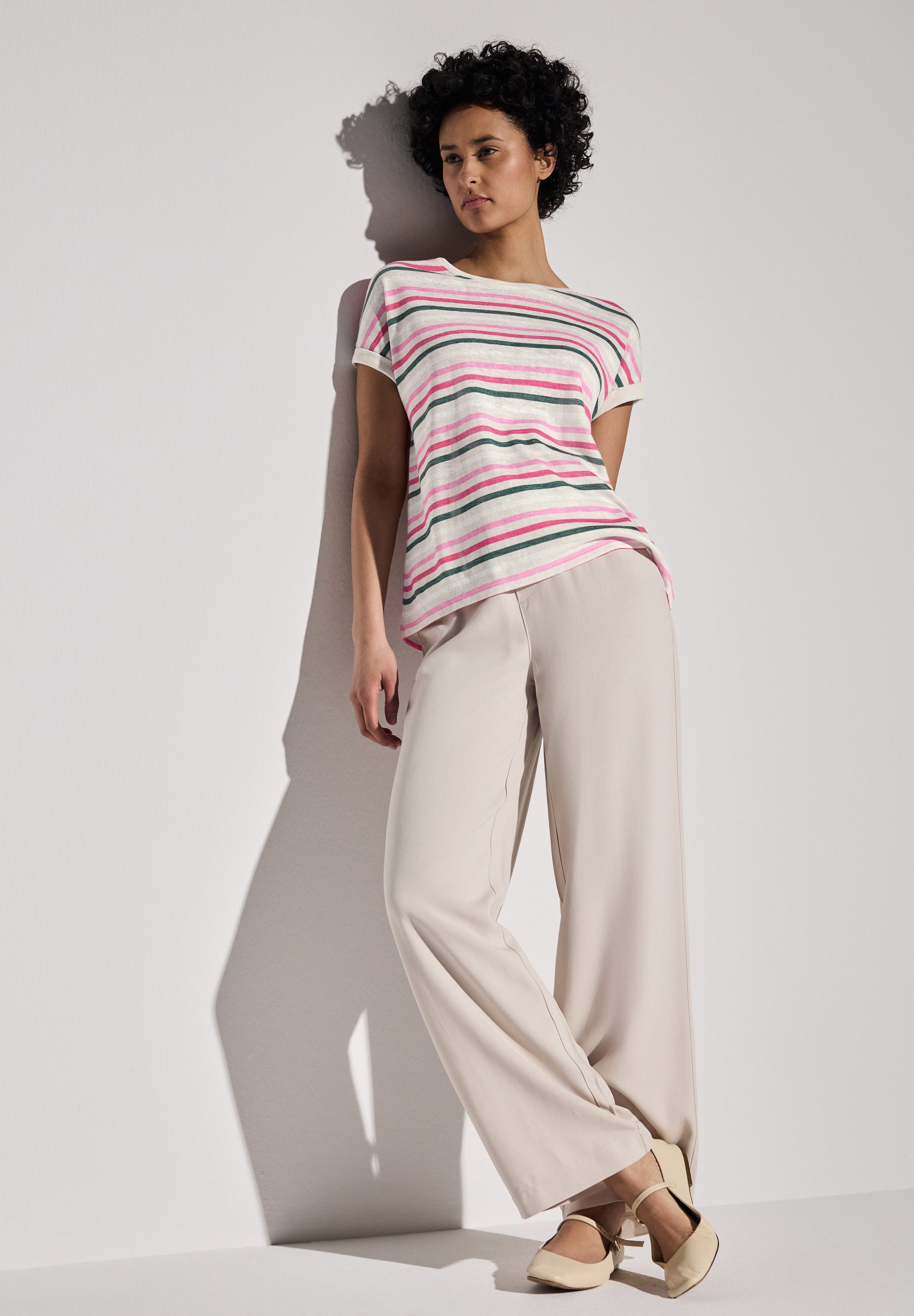 STREET ONE Shirttop met gestreept patroon