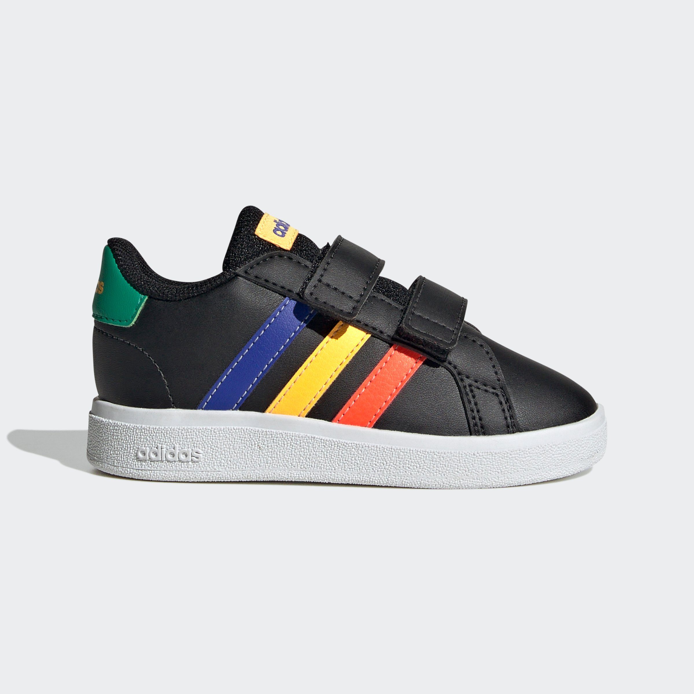 adidas Sportswear Sneakers GRAND COURT LIFESTYLE HOOK AND LOOP voor kinderen, ontwerp geïnspireerd door de adidas superstar