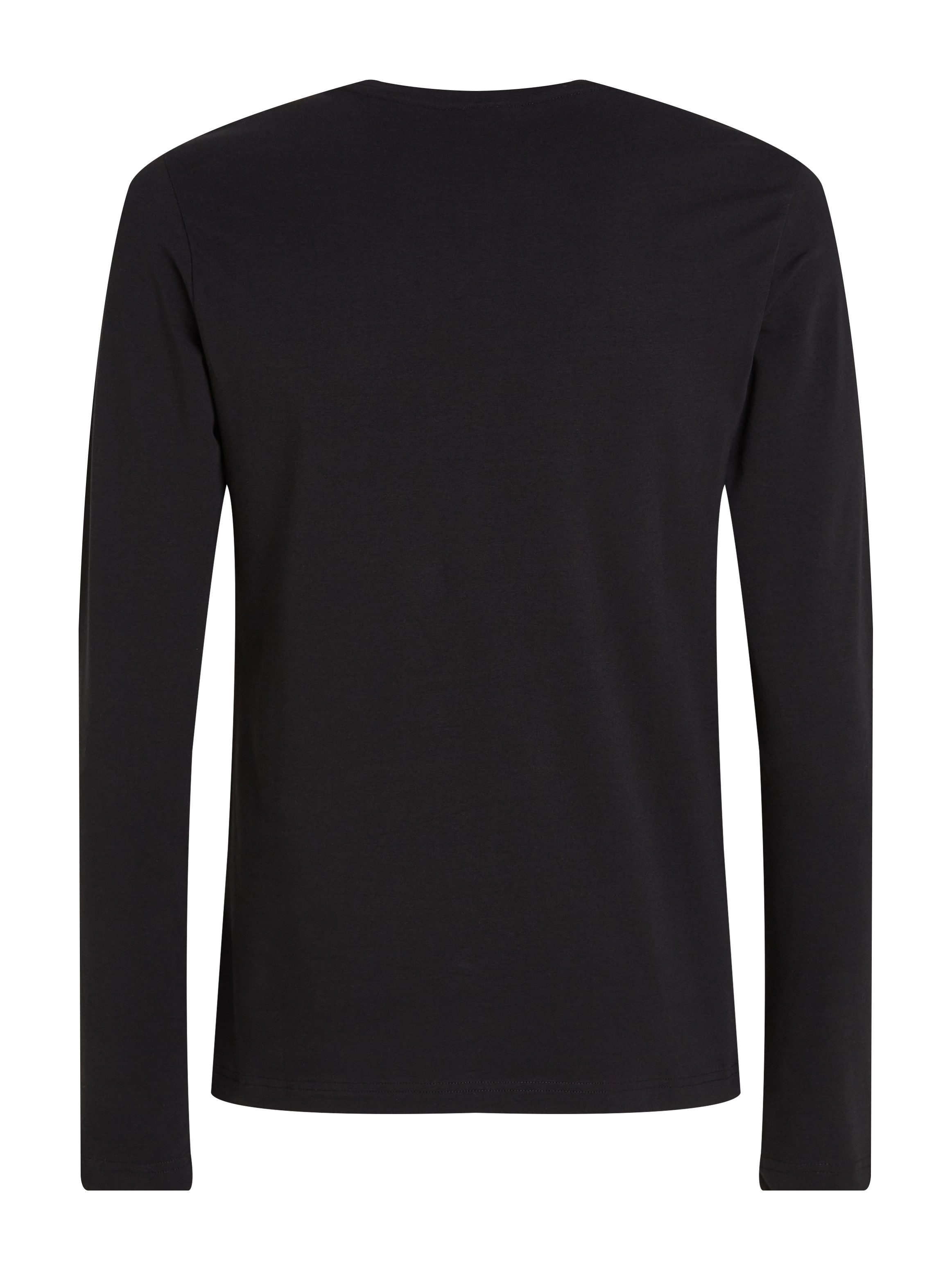 Calvin Klein Shirt met lange mouwen STRETCH SLIM FIT LS T-SHIRT