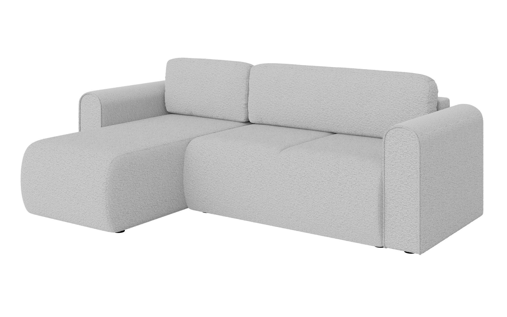 INOSIGN Hoekbank Zacharia optioneel slaapbank met opbergruimte, B/D/H 250/166/86 cm L-vorm met golfondersteuning, recamière aan beide zijden te monteren