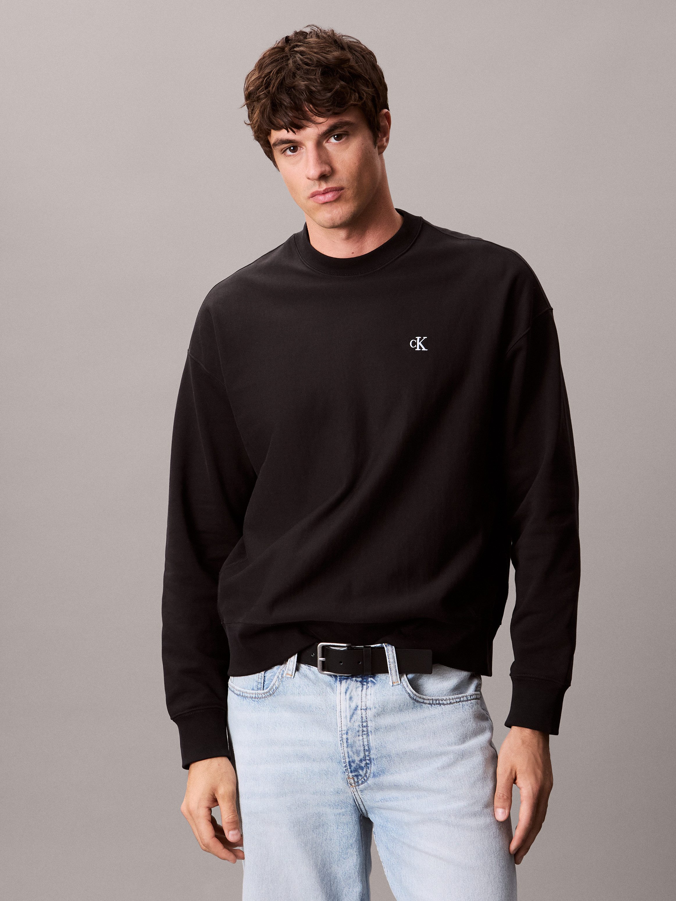 Calvin Klein Sweatshirt PRMM TRRY MNGRM CN S