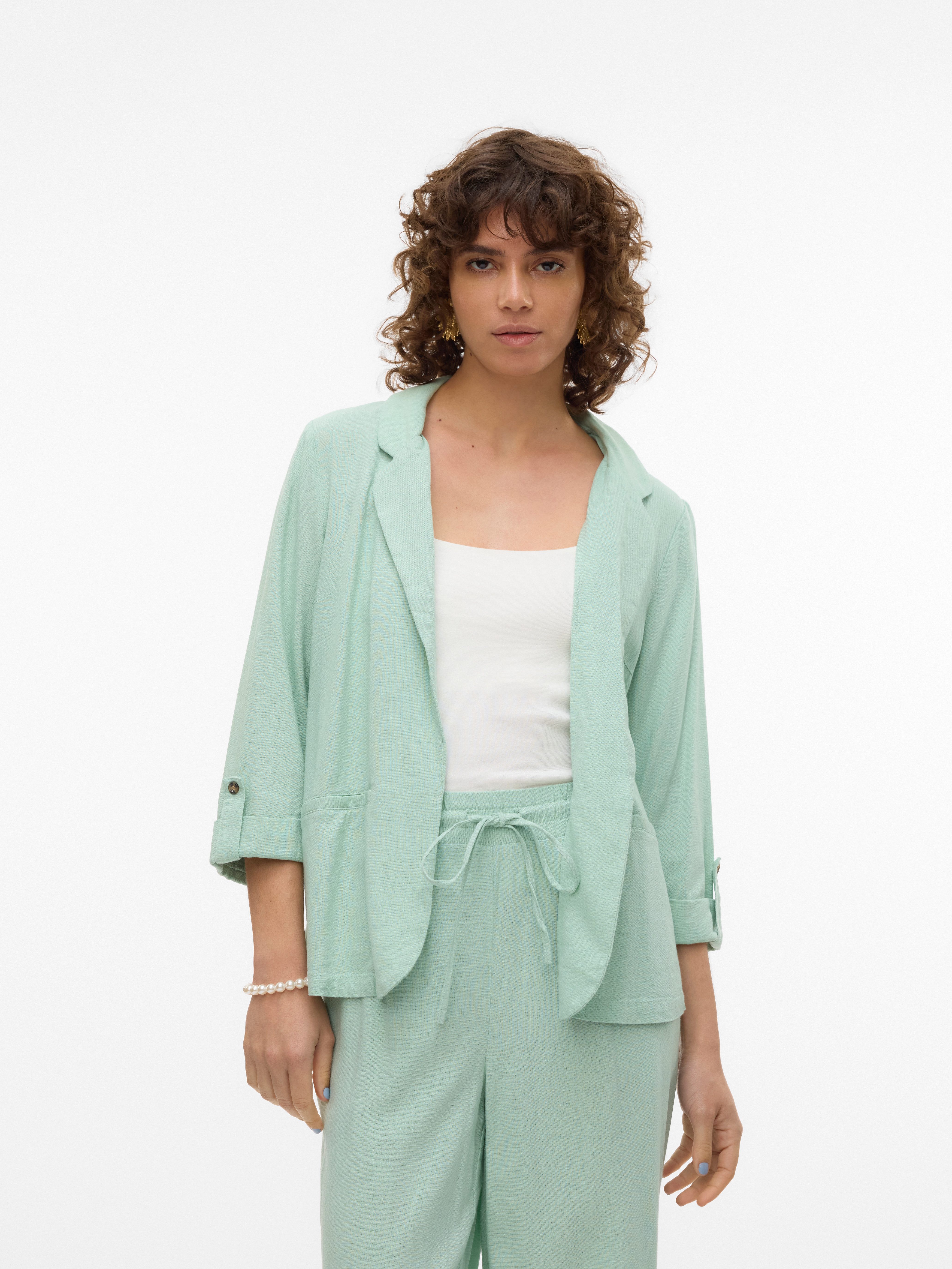 Vero Moda Korte blazer VMJESMILO 3/4 LOOSE BLAZER WVN GA NOOS