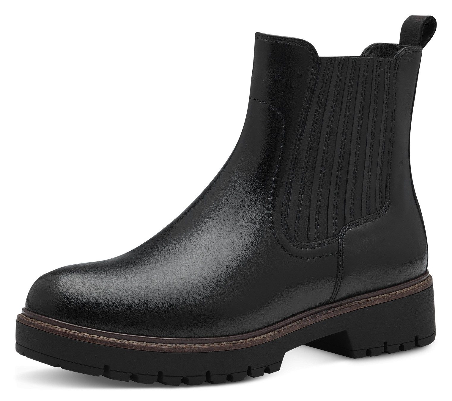 Tamaris Chelsea-boots hakken, enkellaars, zakelijke schoen met touch it-uitrusting