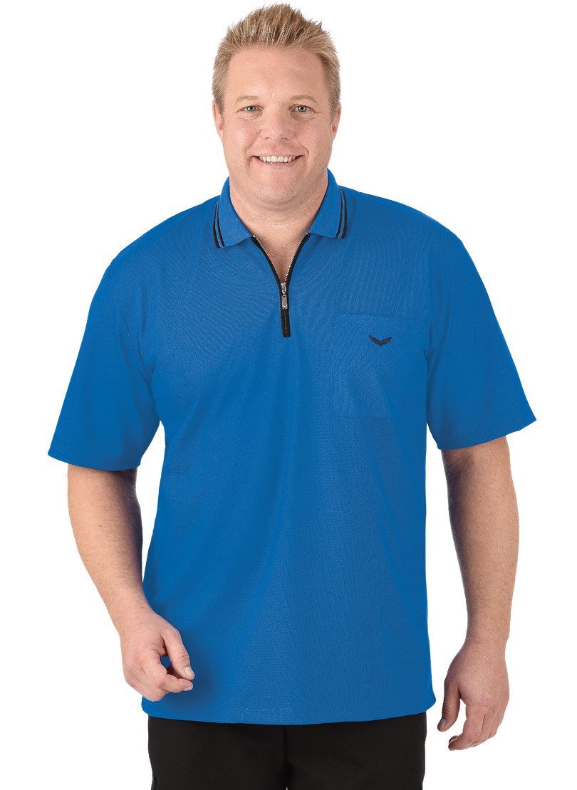 Trigema Poloshirt TRIGEMA poloshirt met ritssluiting (1-delig)
