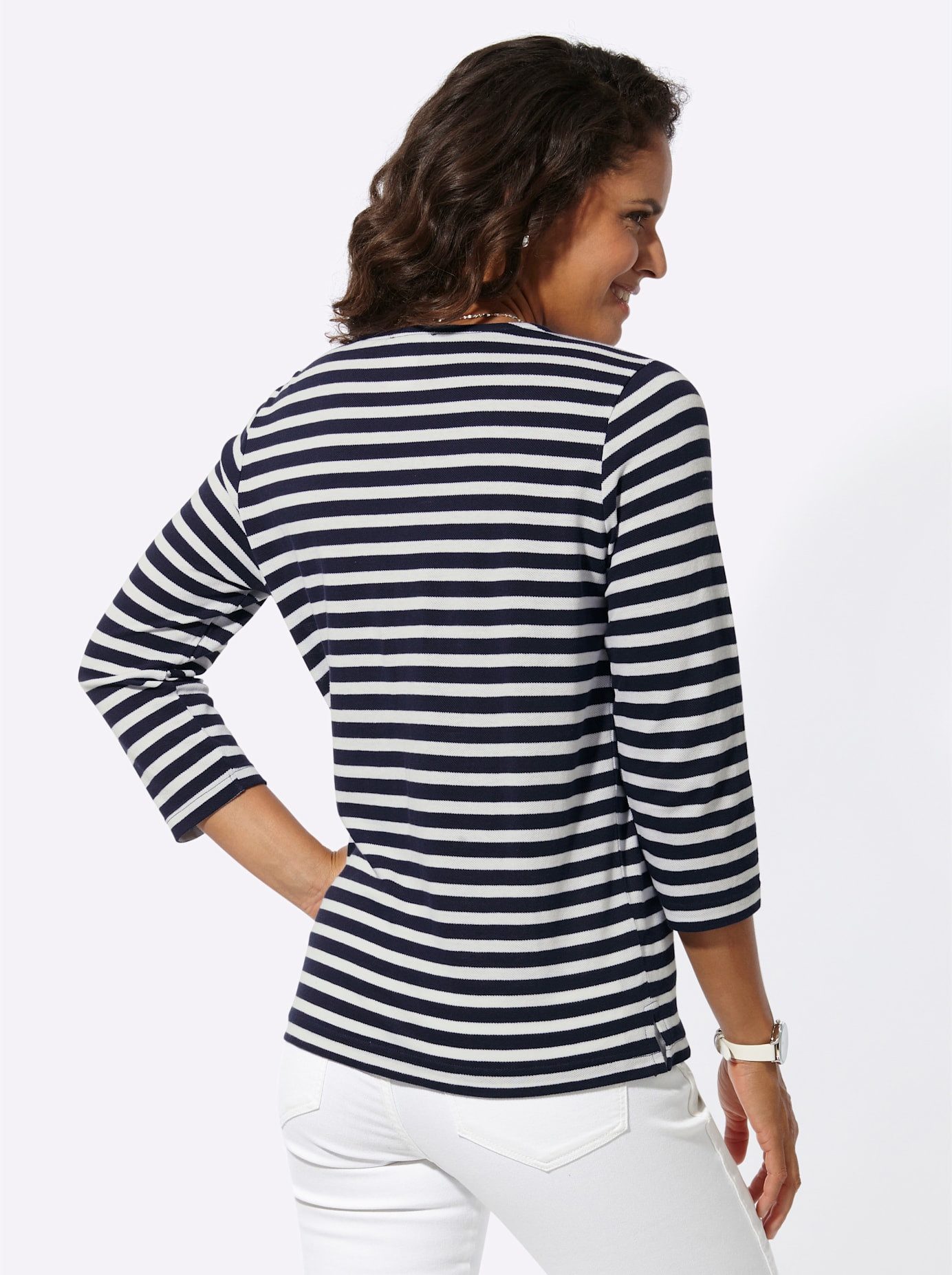 Casual Looks Shirt met 3/4 mouwen Shirt (1-delig)