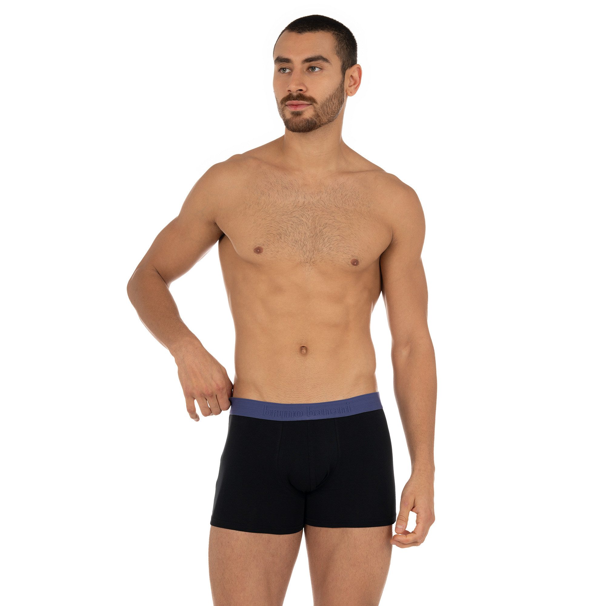 Bruno Banani Boxershort Flowing met contrastkleurige boorden (Set van 2)
