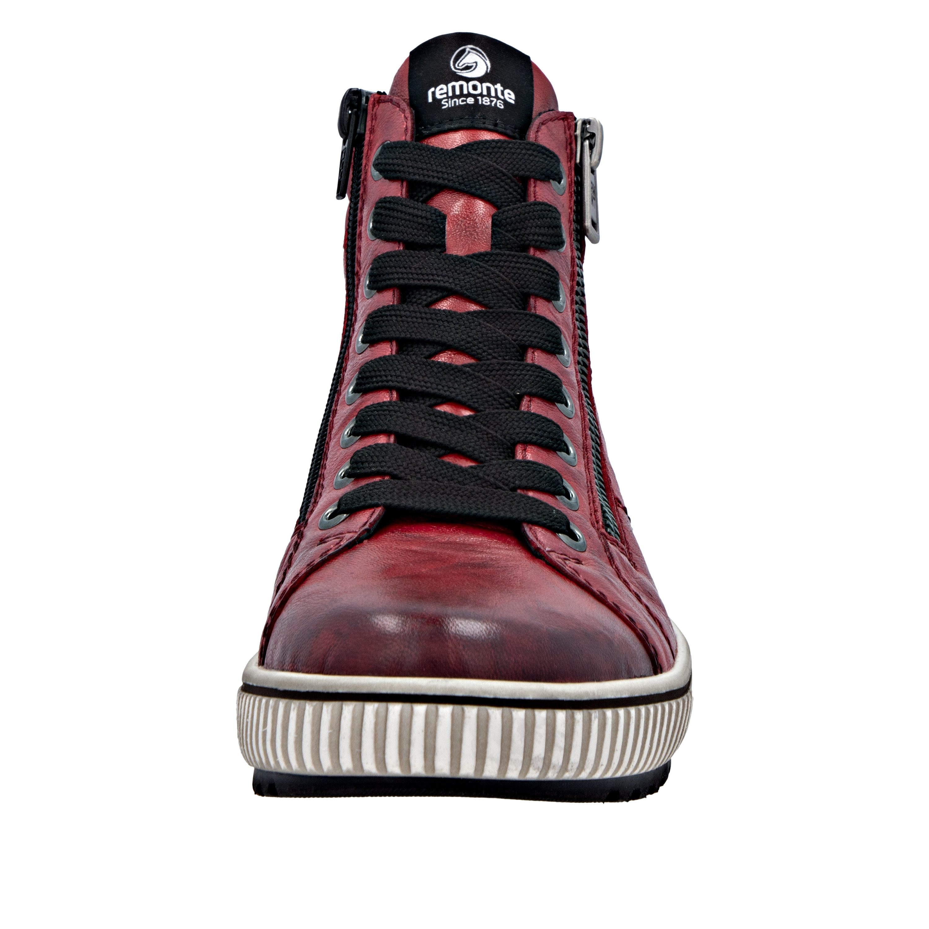 Remonte Veterschoenen platform, lace-up ankle boots, boots in crash look
