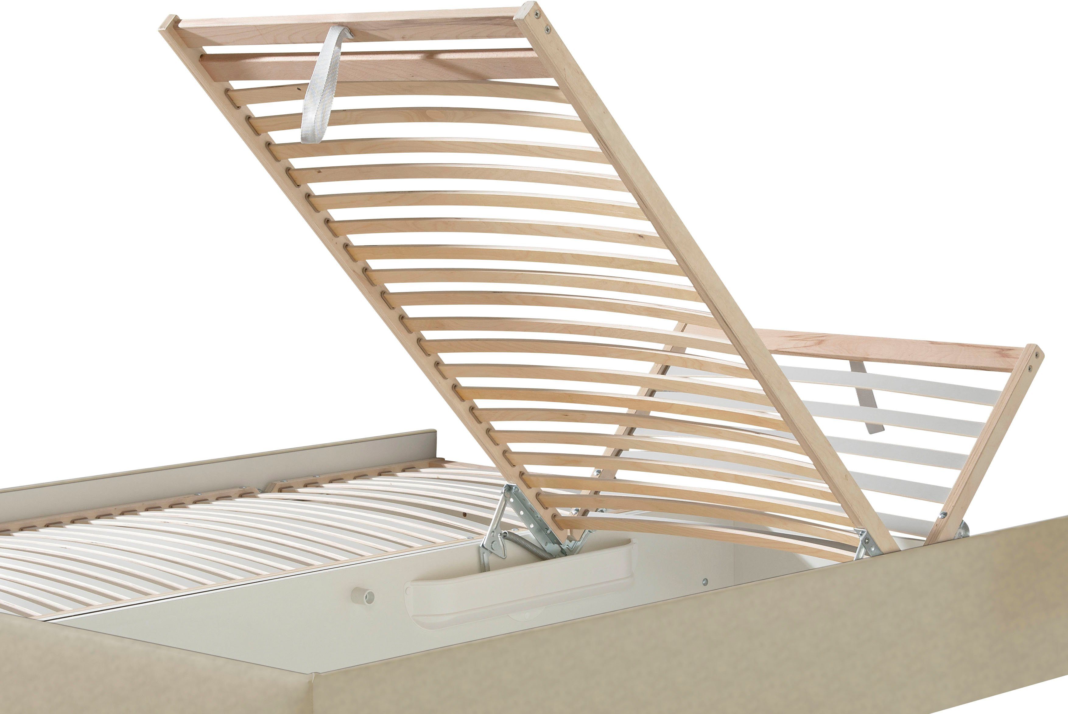 Maintal Gestoffeerd bed Madane naar keuze met matras in de hardheden h2, h3 of h4