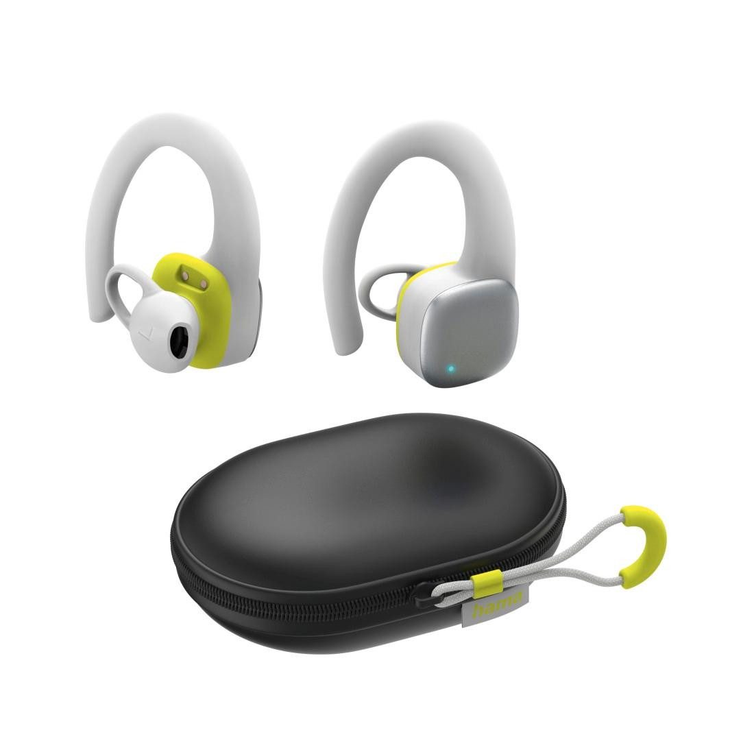 Hama Bluetooth-hoofdtelefoon Draadloze Bluetooth headset, in-ear Bluetooth koptelefoon voor sport