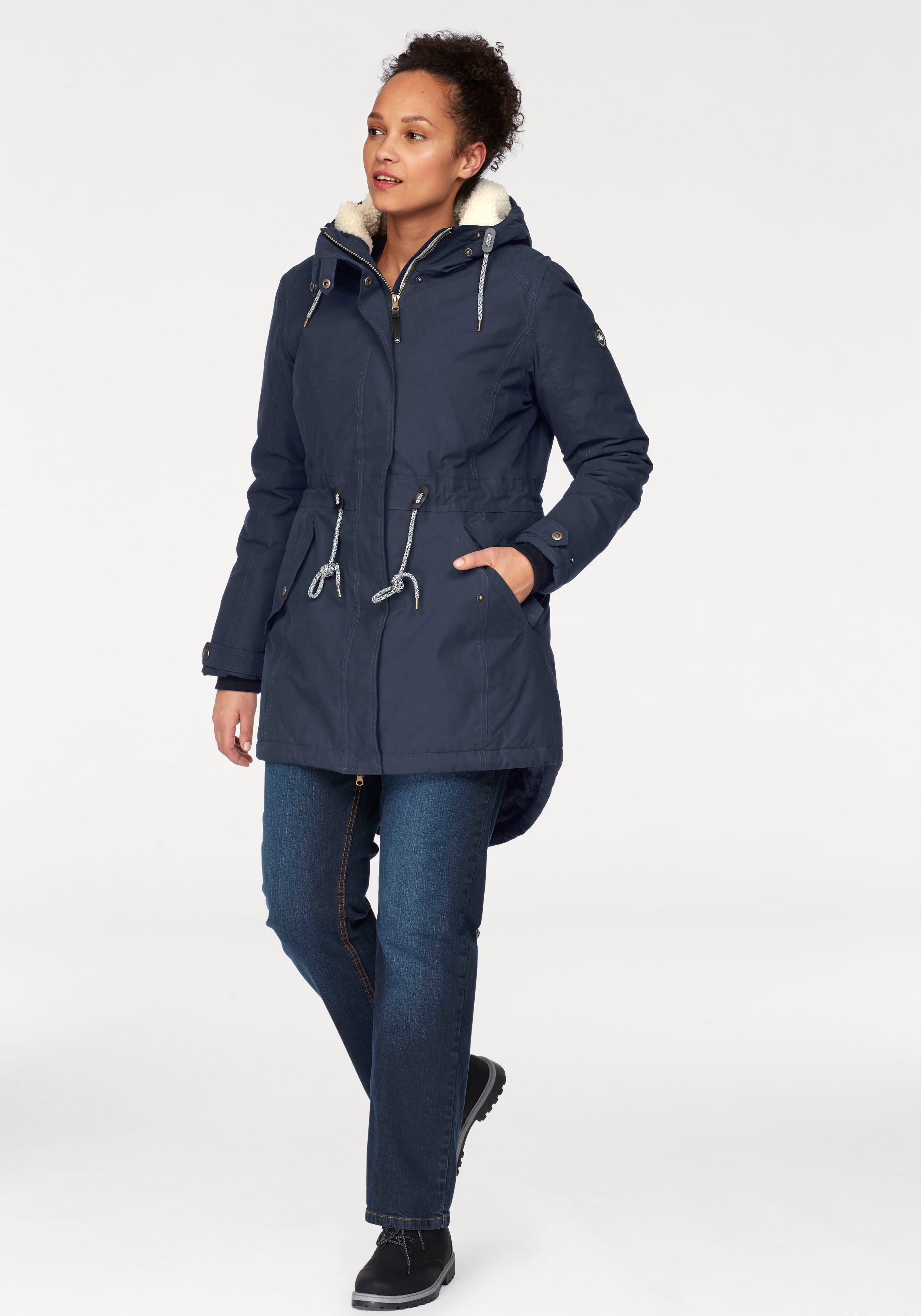 NU 20% KORTING: Polarino Functionele parka met veel mooie details