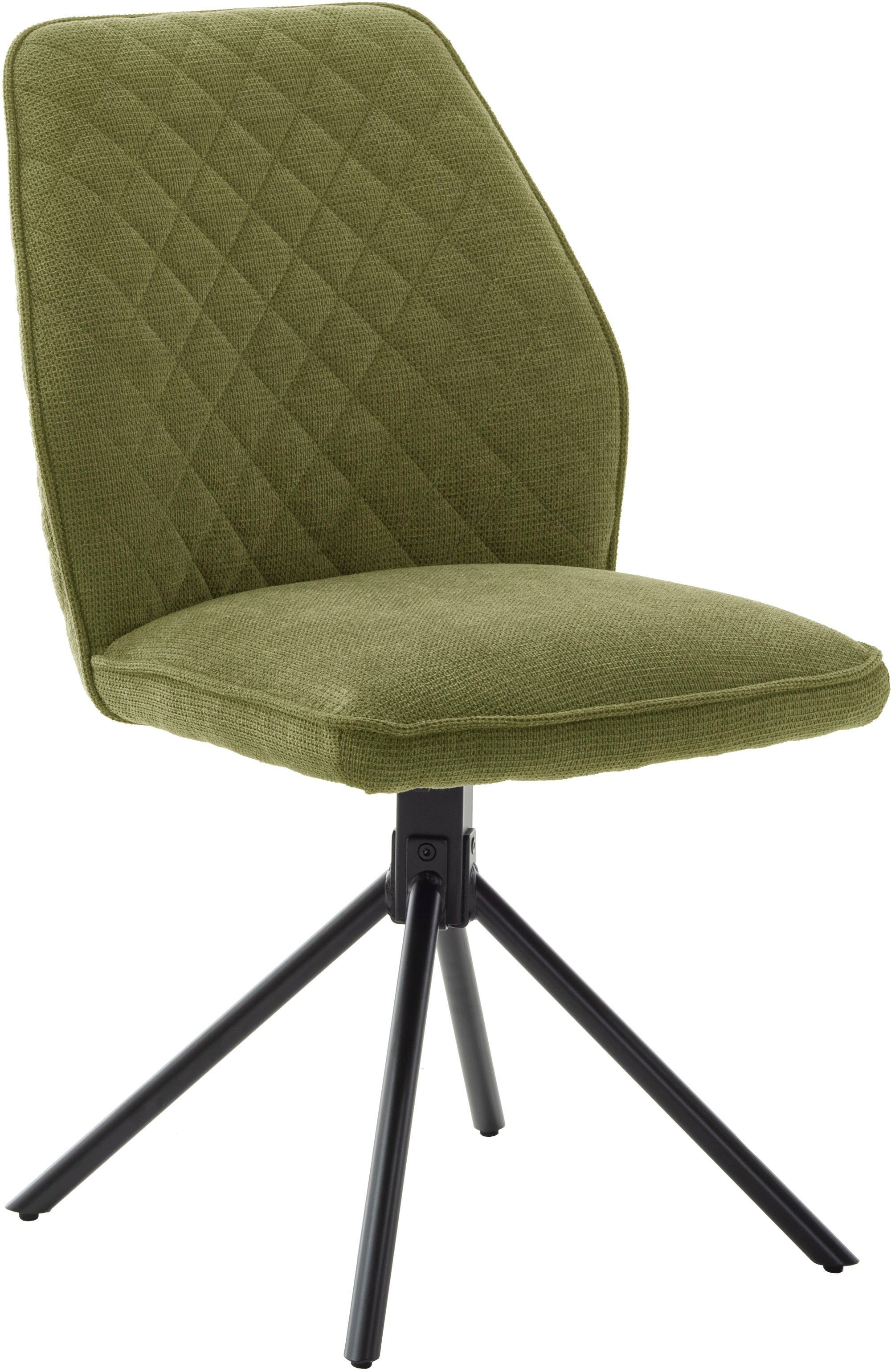 MCA furniture Eetkamerstoel ACANDI (2-pack), draaibaar 180°, zithoogte ca. 50 cm, belastbaarheid 120 kg