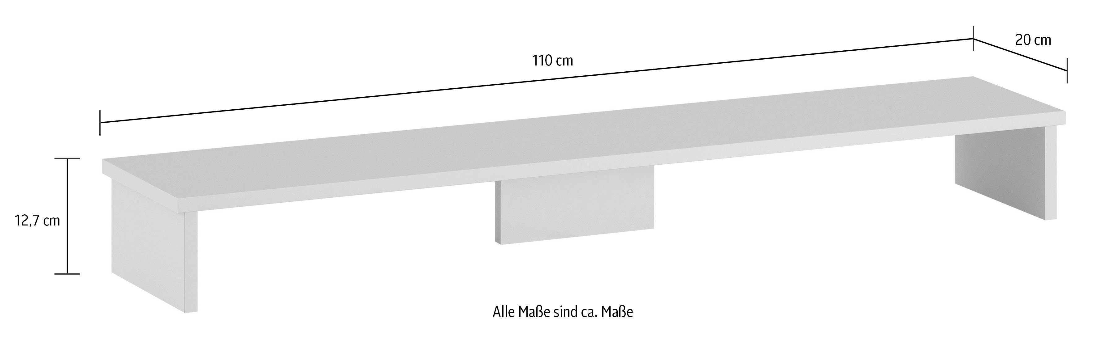 Schildmeyer Bureau-opzetkast Smash, breedte 110 cm Ruimte voor 2 beeldschermen