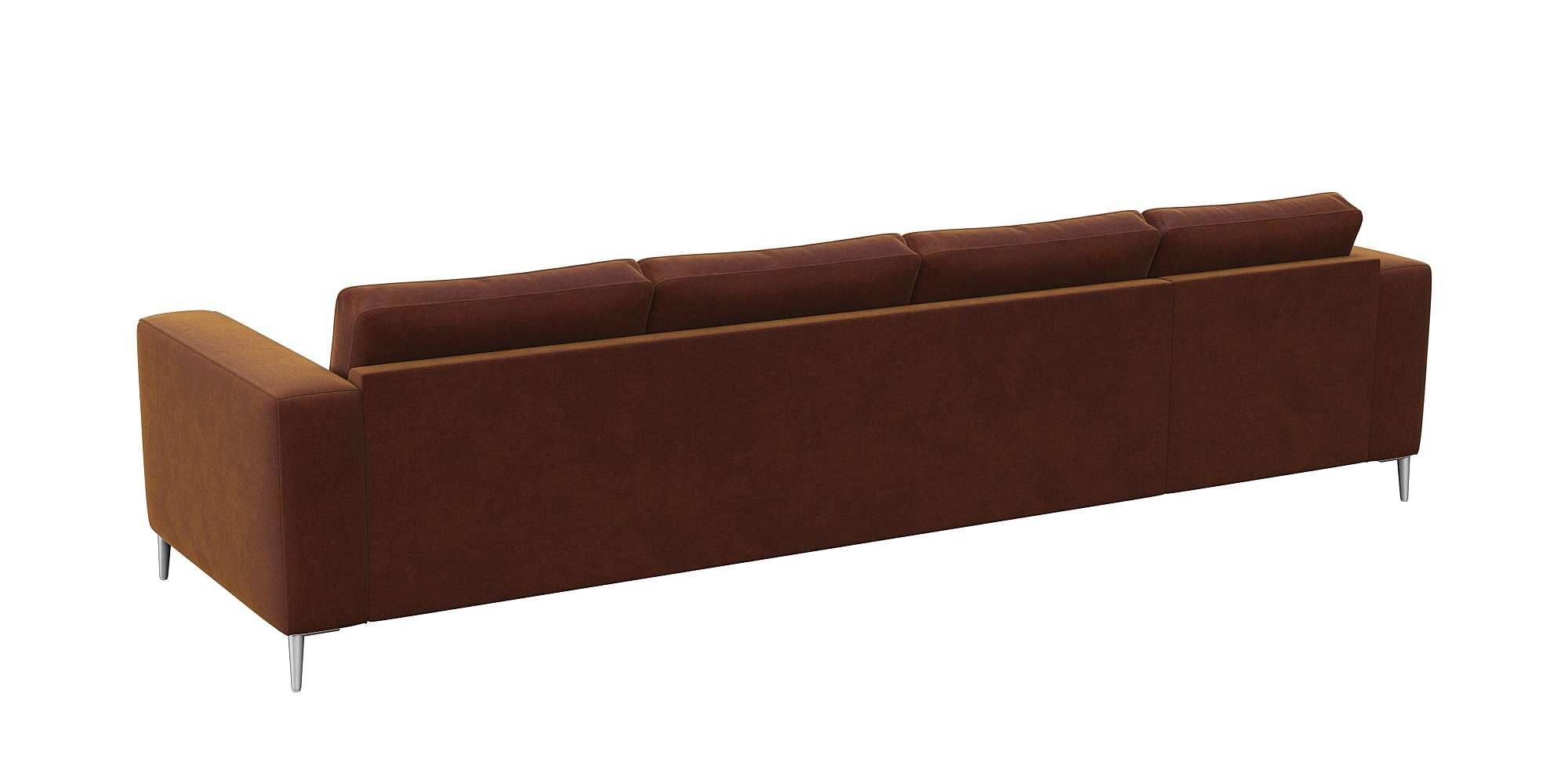 FLEXLUX Hoekbank Fiore, super zitcomfort door koudschuim in de zitting, L-vorm