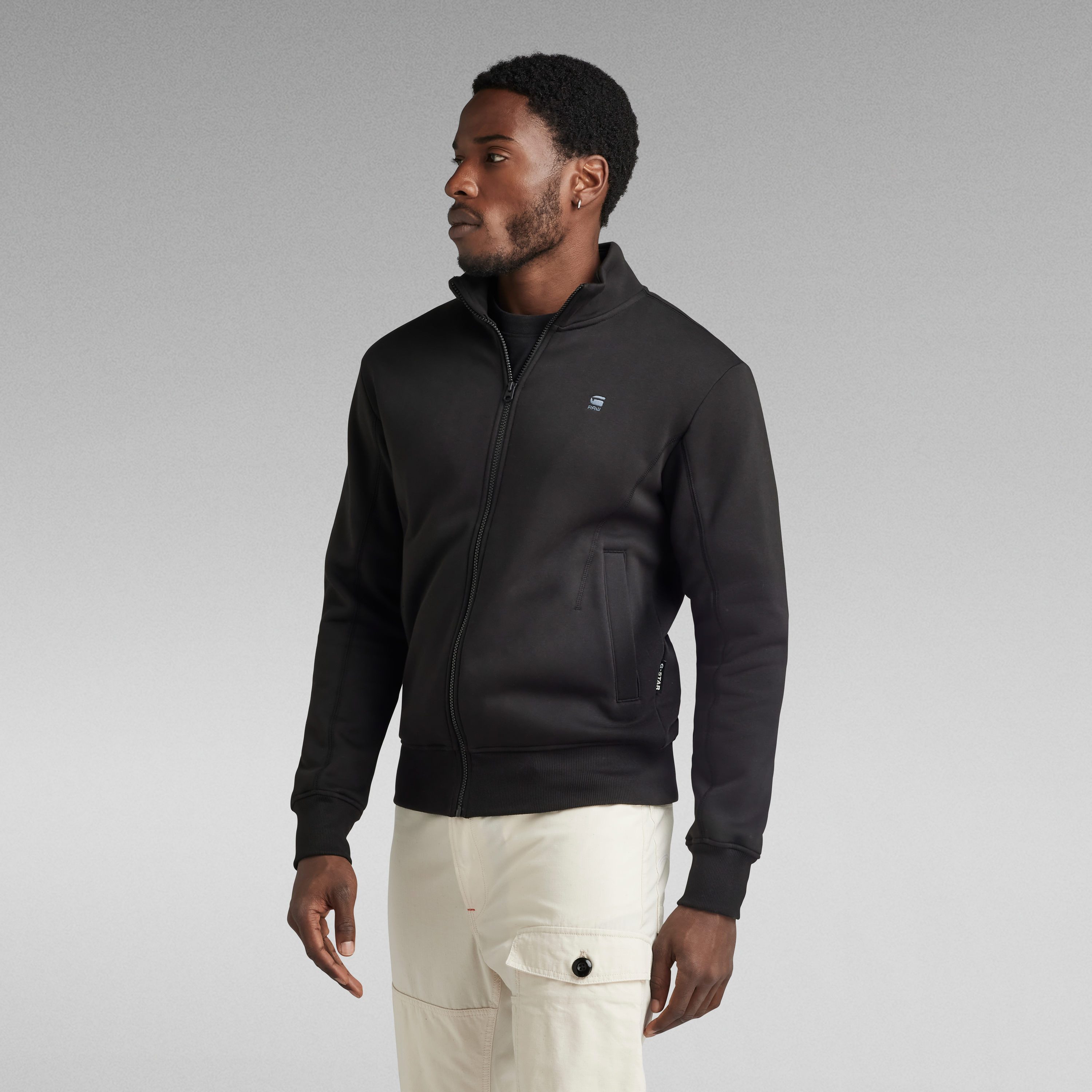 G-Star RAW Sweatvest met logoprint op borsthoogte