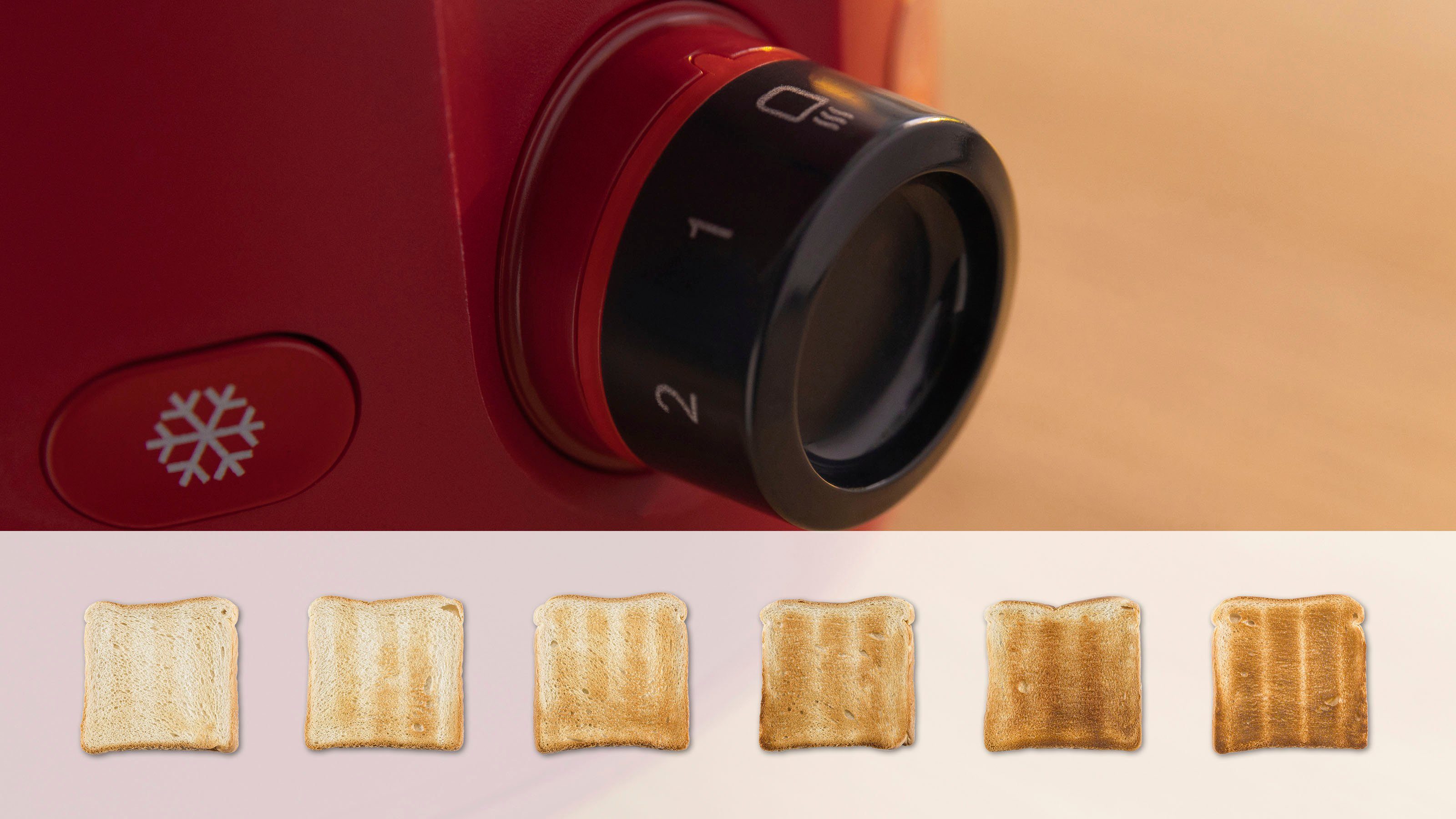 BOSCH Toaster MyMoment TAT2M124 geïntegreerde opzet voor broodjes, ontdooi-functie, brood centreren, auto off