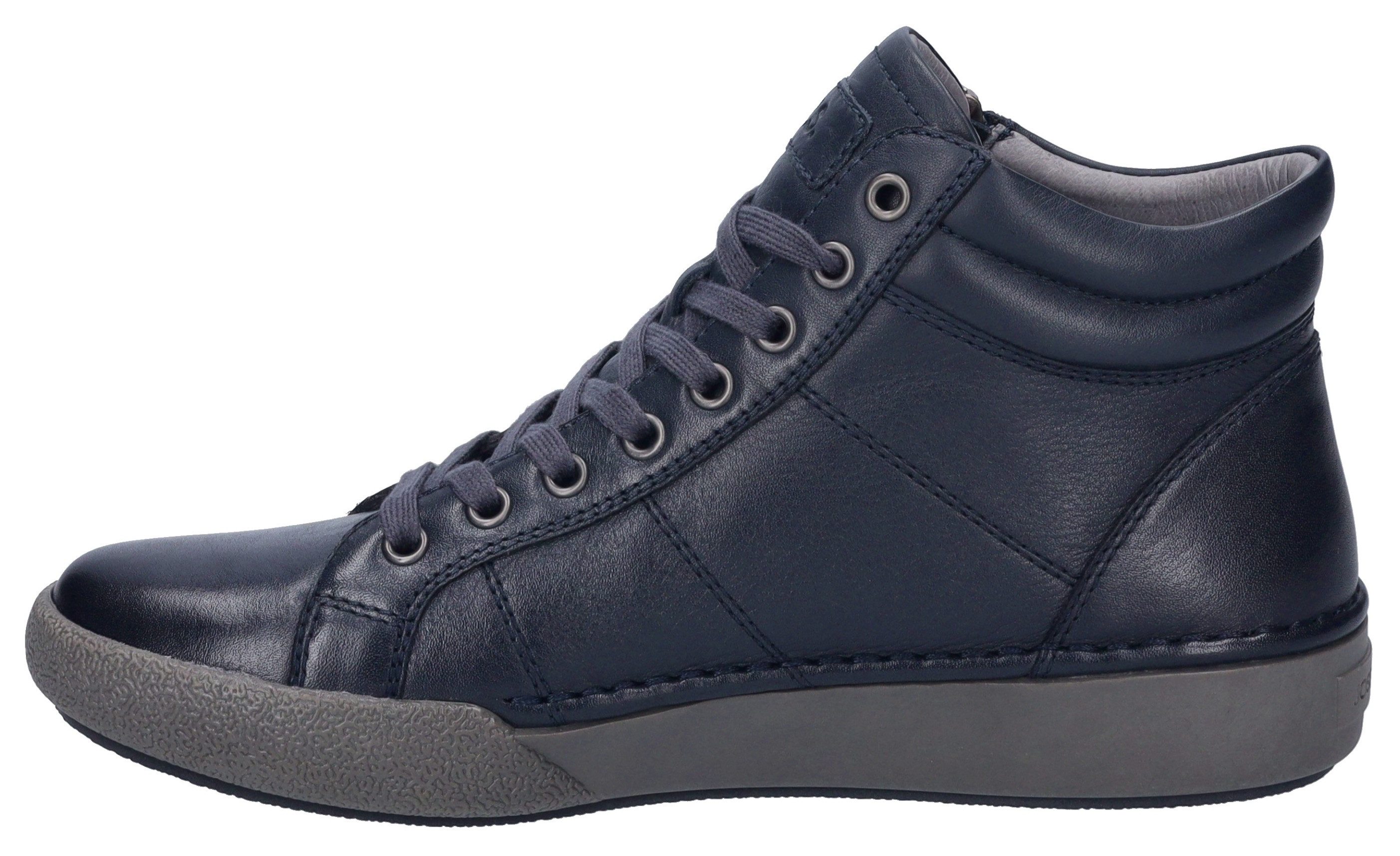 Josef Seibel Sneakers Claire 11 Veterschoenen, high top sneaker, comfortschoen met leren binnenzool
