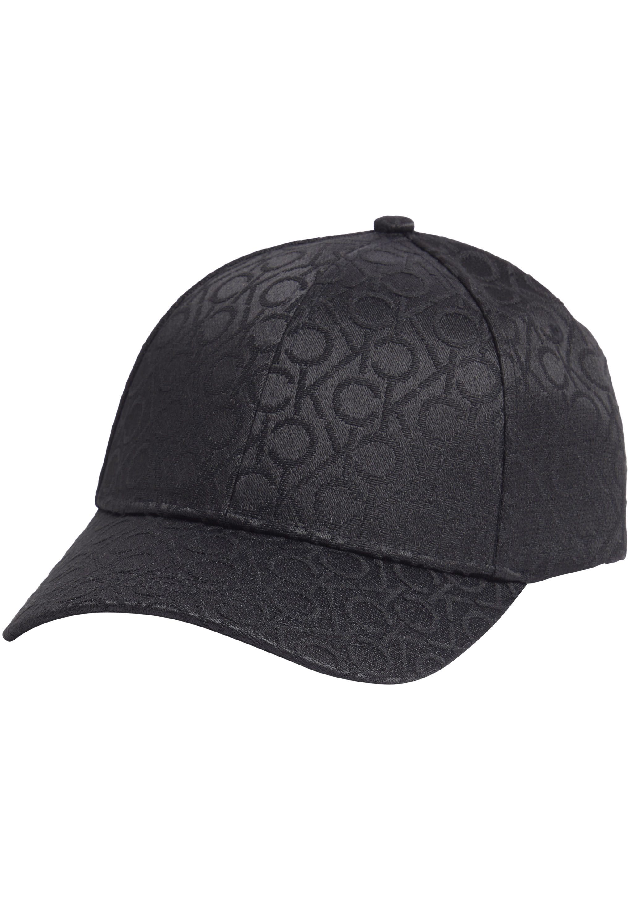 Calvin Klein Snapback cap MONOGRAM JACQUARD CAP met logo-embossing unisex